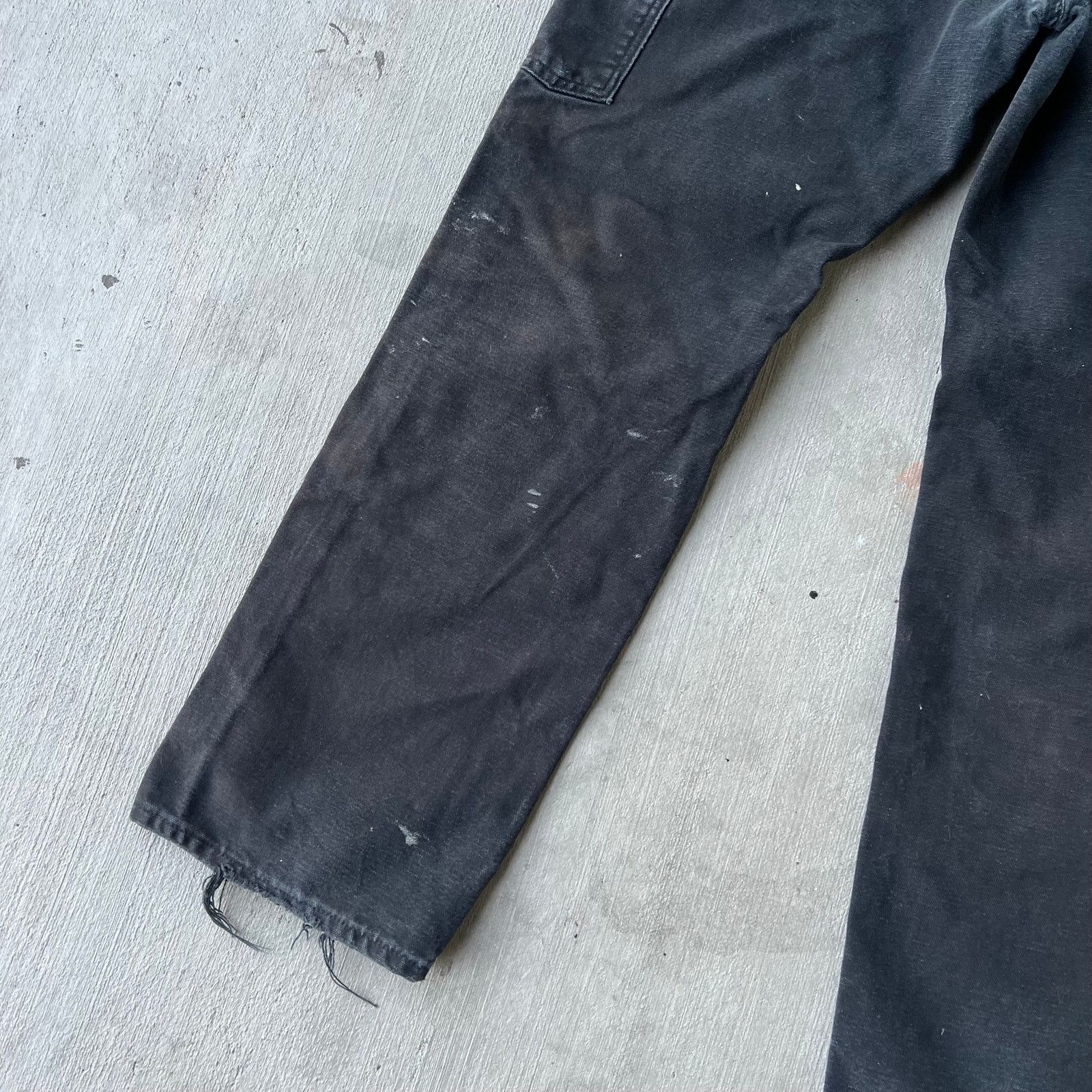 Carhartt × Vintage Carhartt faded black double knee work wear carpenter pants Size US 28 / EU 44 - 8 Thumbnail