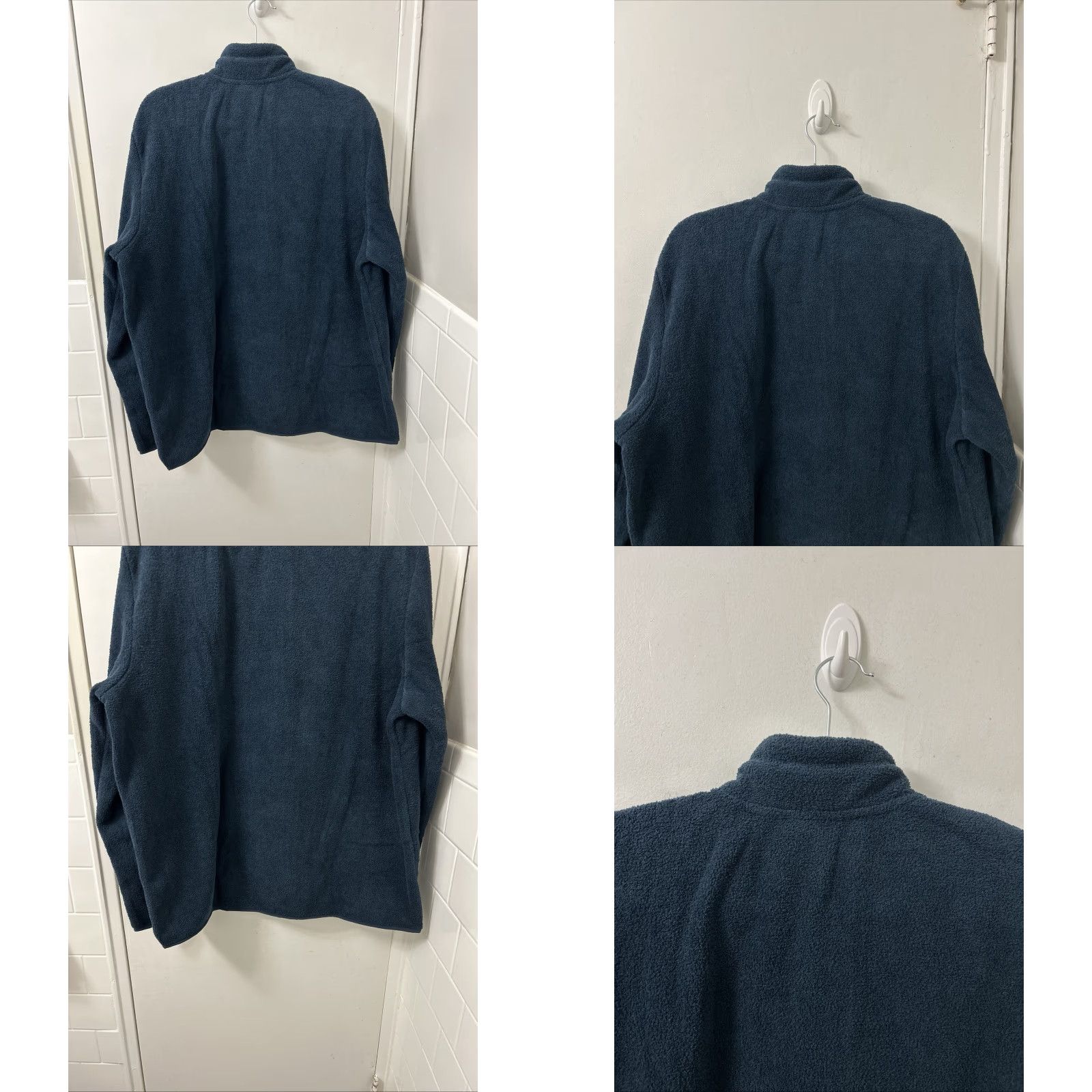 Vintage 32 Degrees Heat Fleece 1/4 Zip Mens XL Eclipse Navy Pullover Pockets L/S NWT Size US XL / EU 56 / 4 - 8 Thumbnail