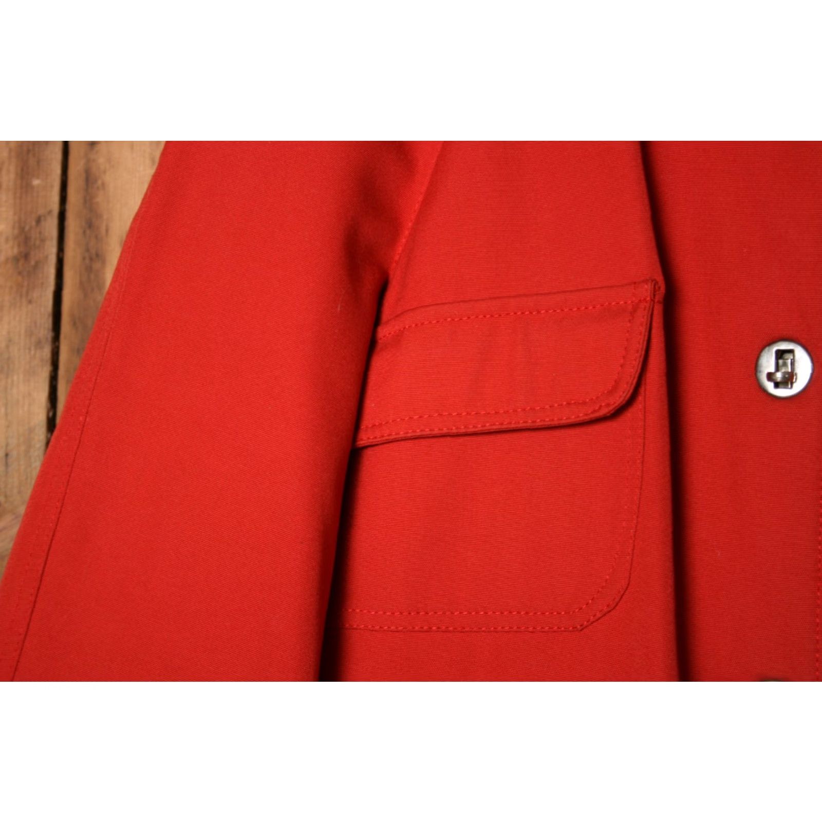 Vintage VINTAGE Wayne Taylor Red Faux Fur Lined Hooded Commuter Coat Women's Sz. 14-16 / 16 / Red / Coat / Parka / Womens Size XXL / US 16-18 / IT 52-54 - 3 Thumbnail