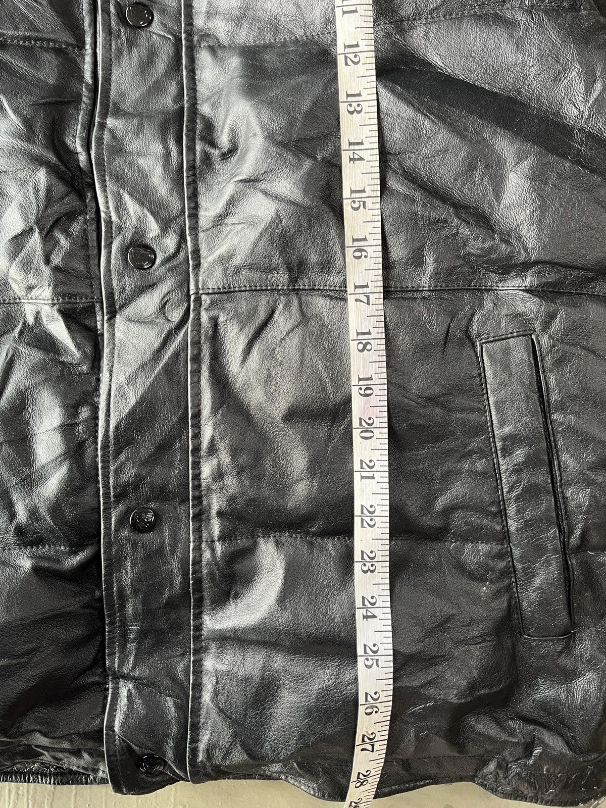 14th Addiction Vintage Genuine Leather Puffer Jacket Nanushka Yeezy Style Size US L / EU 52-54 / 3 - 6 Thumbnail