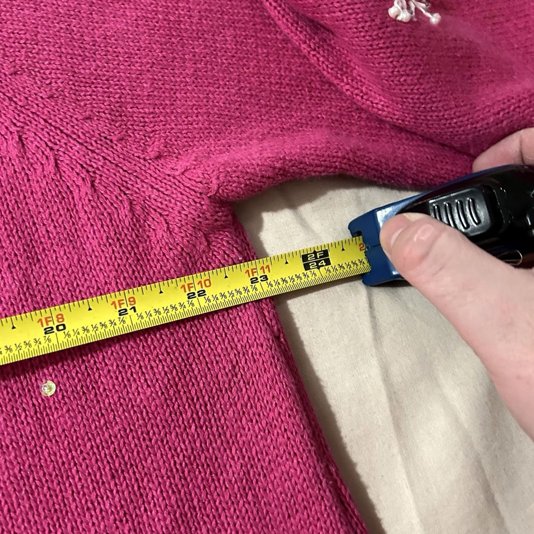 Vintage VINTAGE Heirloom Collectibles Pink Christmas Full Zip Sweater 2XL Women Cardigan 2XL Pink Christmas Size XXL / US 16-18 / IT 52-54 - 3 Thumbnail