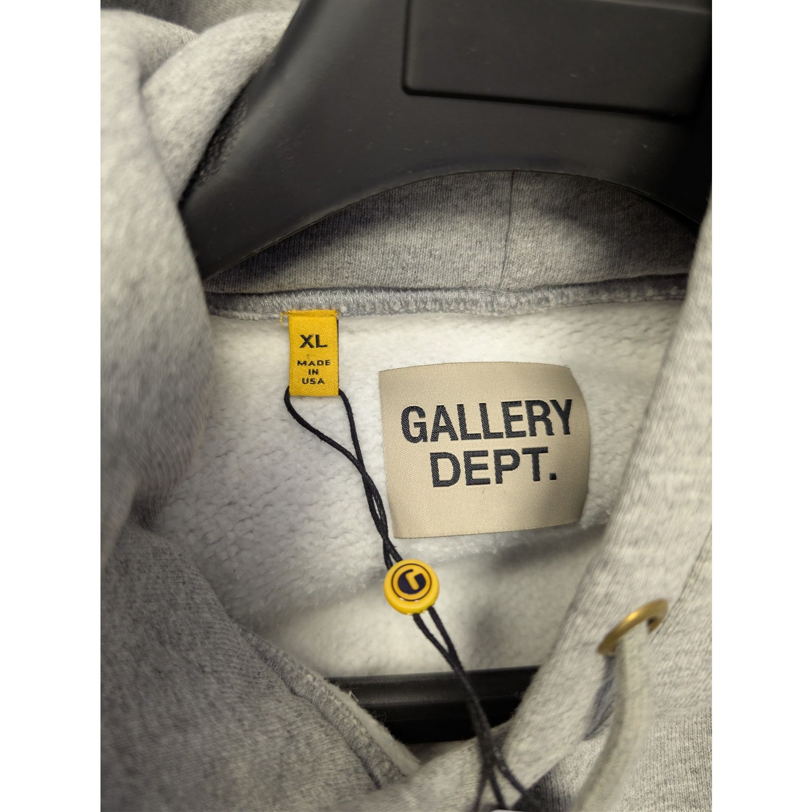 Gallery Dept. o1rshd1 Center Logo-Print Hoodie in Heather Grey Size US XL / EU 56 / 4 - 19 Thumbnail