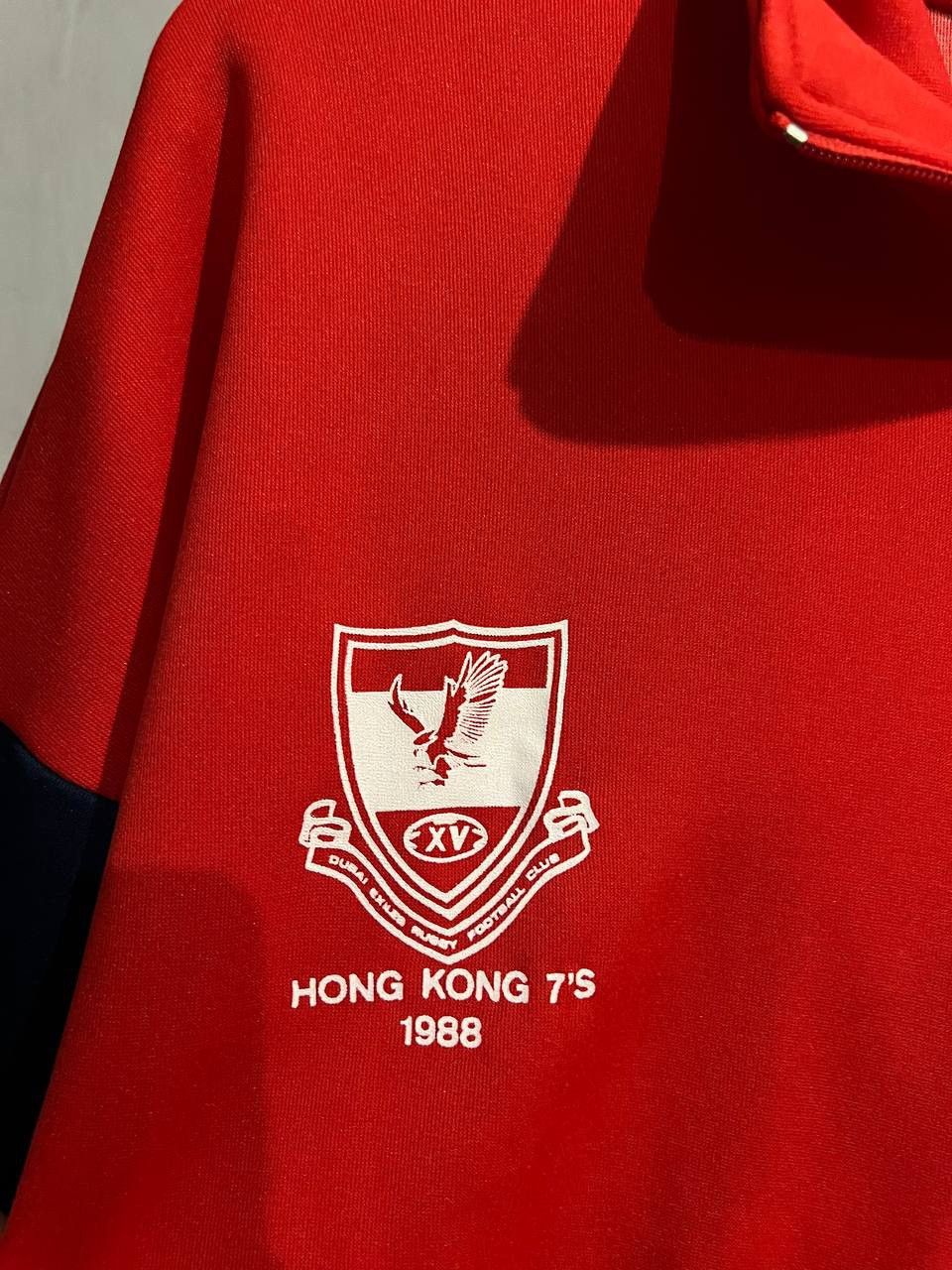 Adidas 1988 DUBAI EXILES RFC HONG KONG SEVENS RUGBY TRACK JACKET L Size US L / EU 52-54 / 3 - 4 Thumbnail