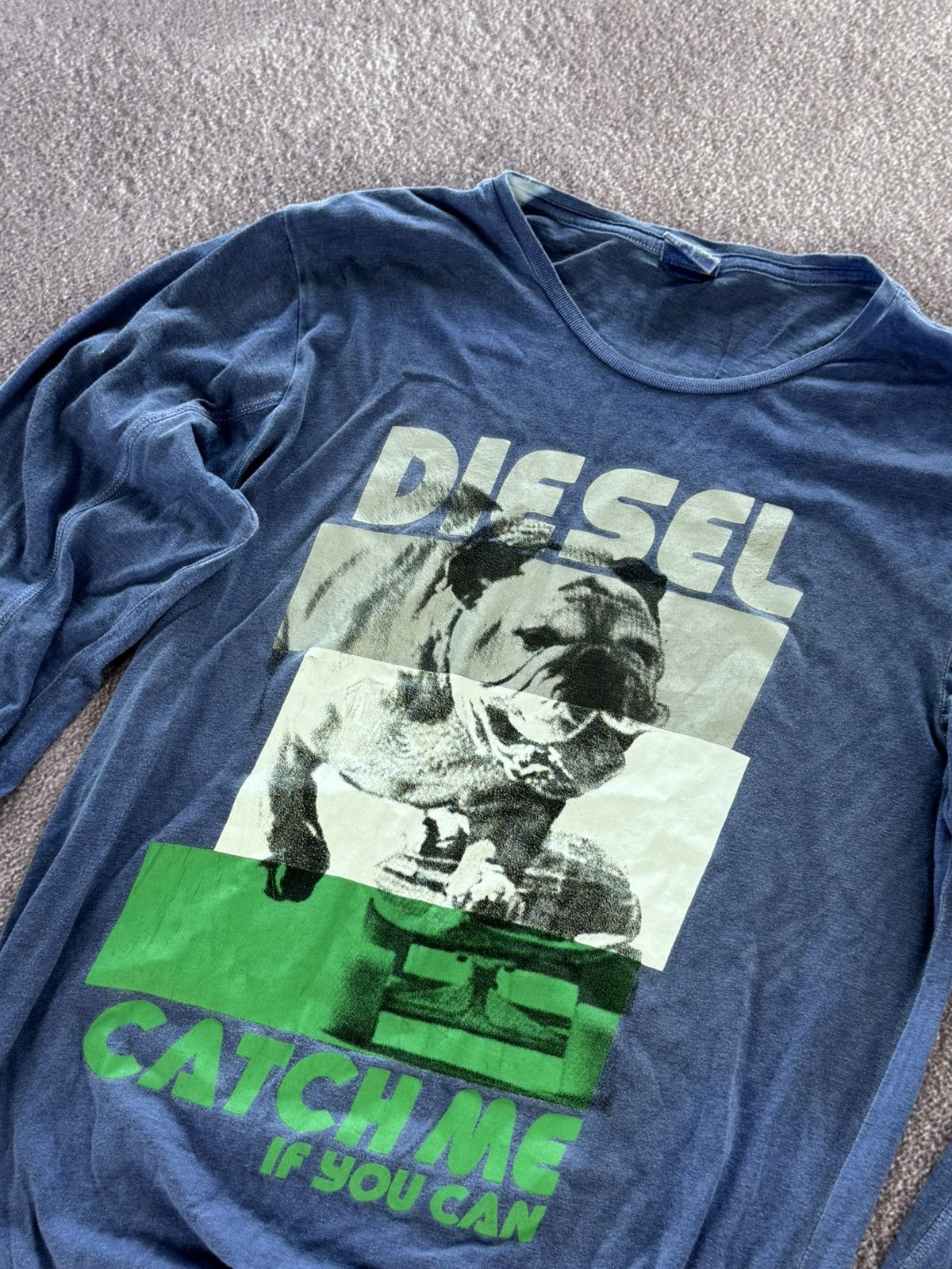 Diesel Hysteric Glamour Style Y2K Diesel Overprint Long Sleeve Size US M / EU 48-50 / 2 - 6 Thumbnail