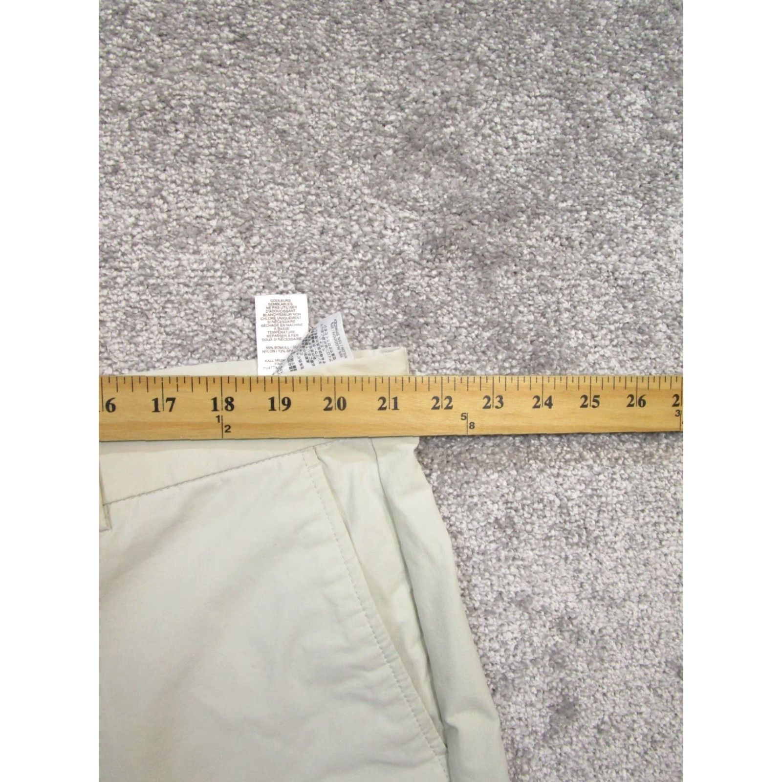 Vineyard Vines Vineyard Vines Shorts Mens 42 On The Go Beige Cotton Nylon Blend 8" Beig e Chino Casual Travel Workwear Men Size US 42 / EU 58 - 7 Thumbnail