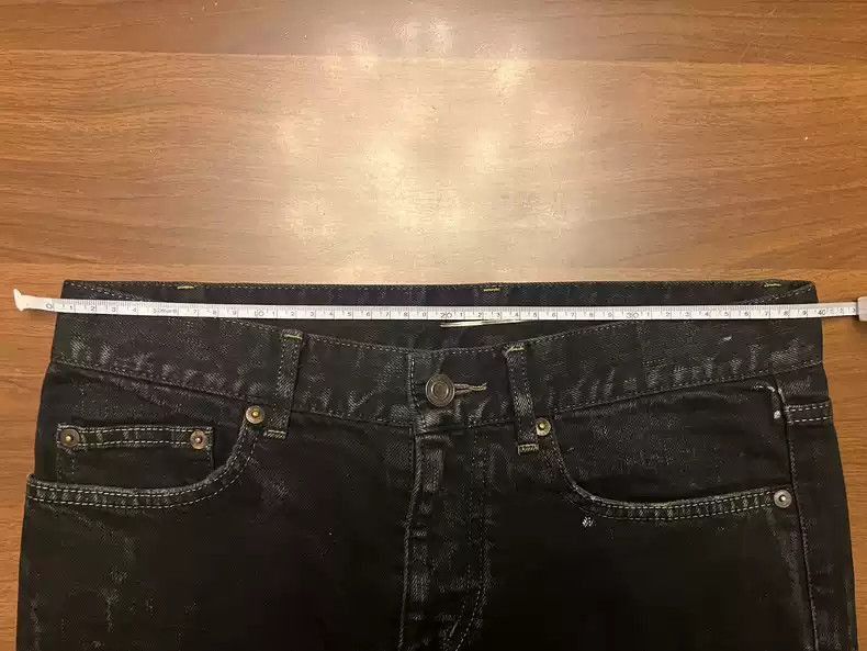 Saint Laurent Paris Saint Laurent Paris Saint Laurent Paris 14SS Oil Stained a Size US 30 / EU 46 - 5 Thumbnail