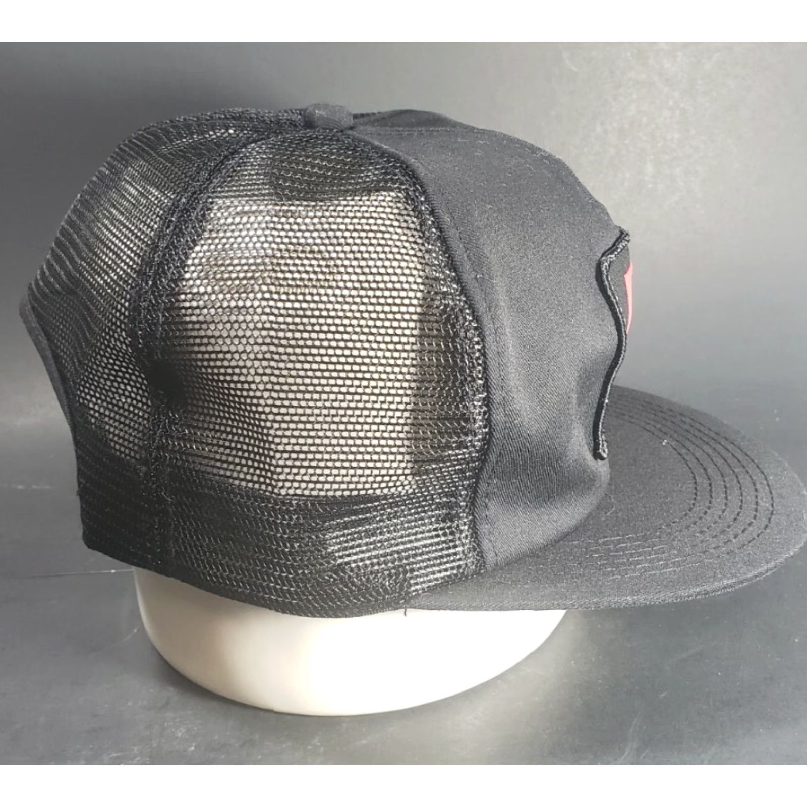 Vintage VINTAGE FCA Patch Trucker Hat 80s Snapback Hat Farmers Cooperative Association Patch Black K Products Men Adjustable Cap Theme Agriculture Size ONE SIZE - 3 Thumbnail