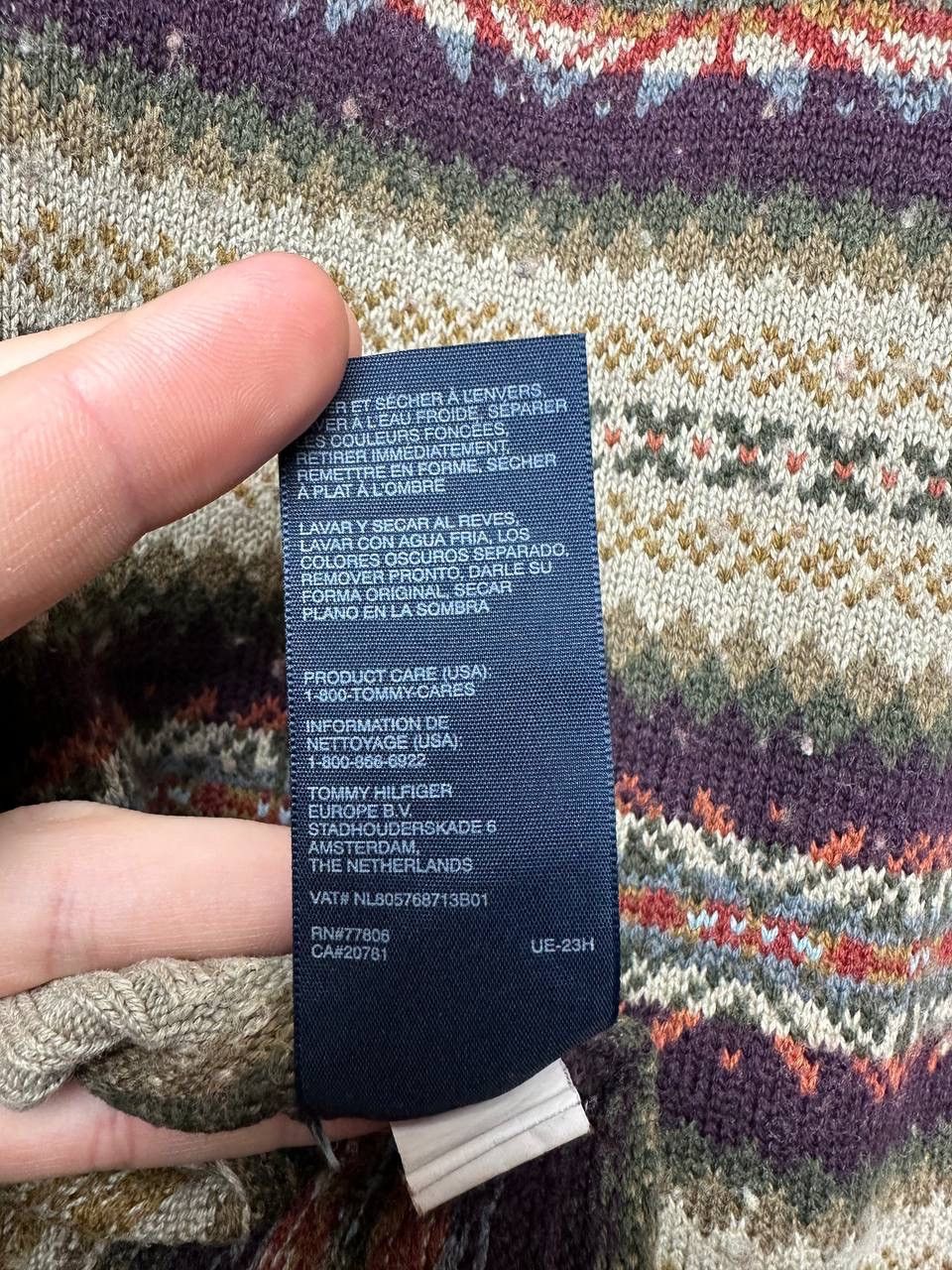Tommy Hilfiger Tommy Hilfiger sweater knit wool blend size XLarge Size US XL / EU 56 / 4 - 6 Thumbnail