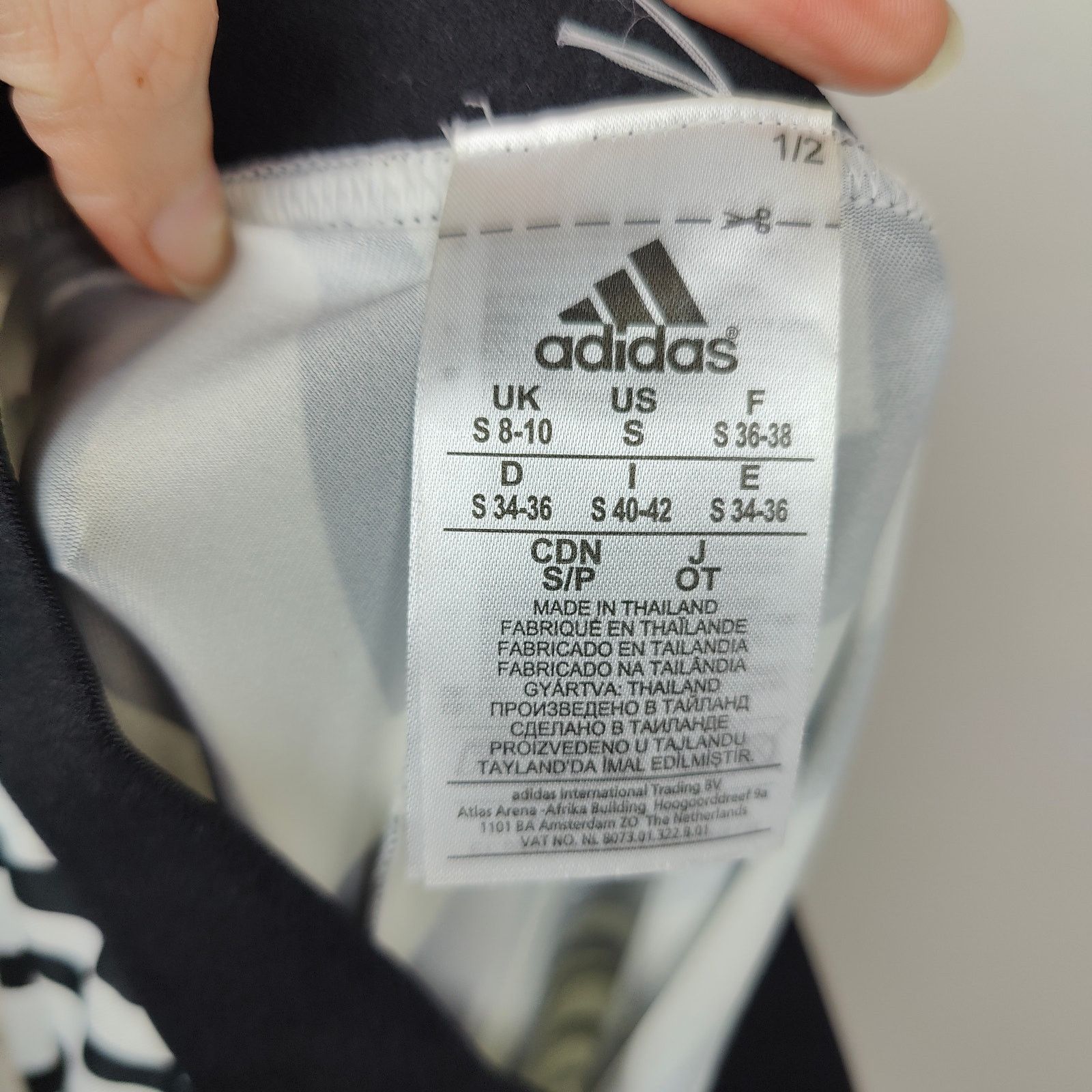 Other Adidas Roland Garros Y-3 Leggings Womens Small Zebra Print Size 27" / US 4 / IT 40 - 7 Thumbnail