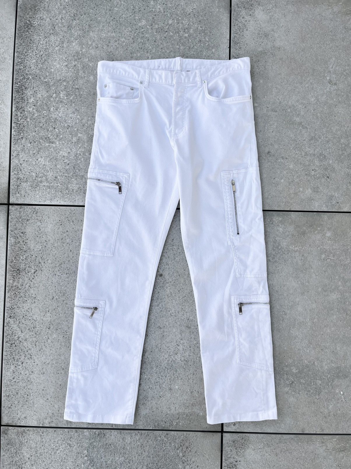 Dior Dior by Kris van Assche SS16 runway multipocket white jeans Size US 33 - 1 Thumbnail