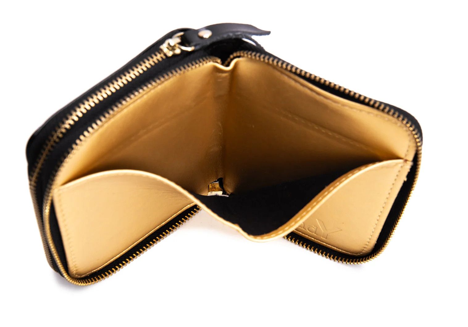 Yohji Yamamoto Double Zip Leather Wallet in Black Size ONE SIZE - 9 Thumbnail