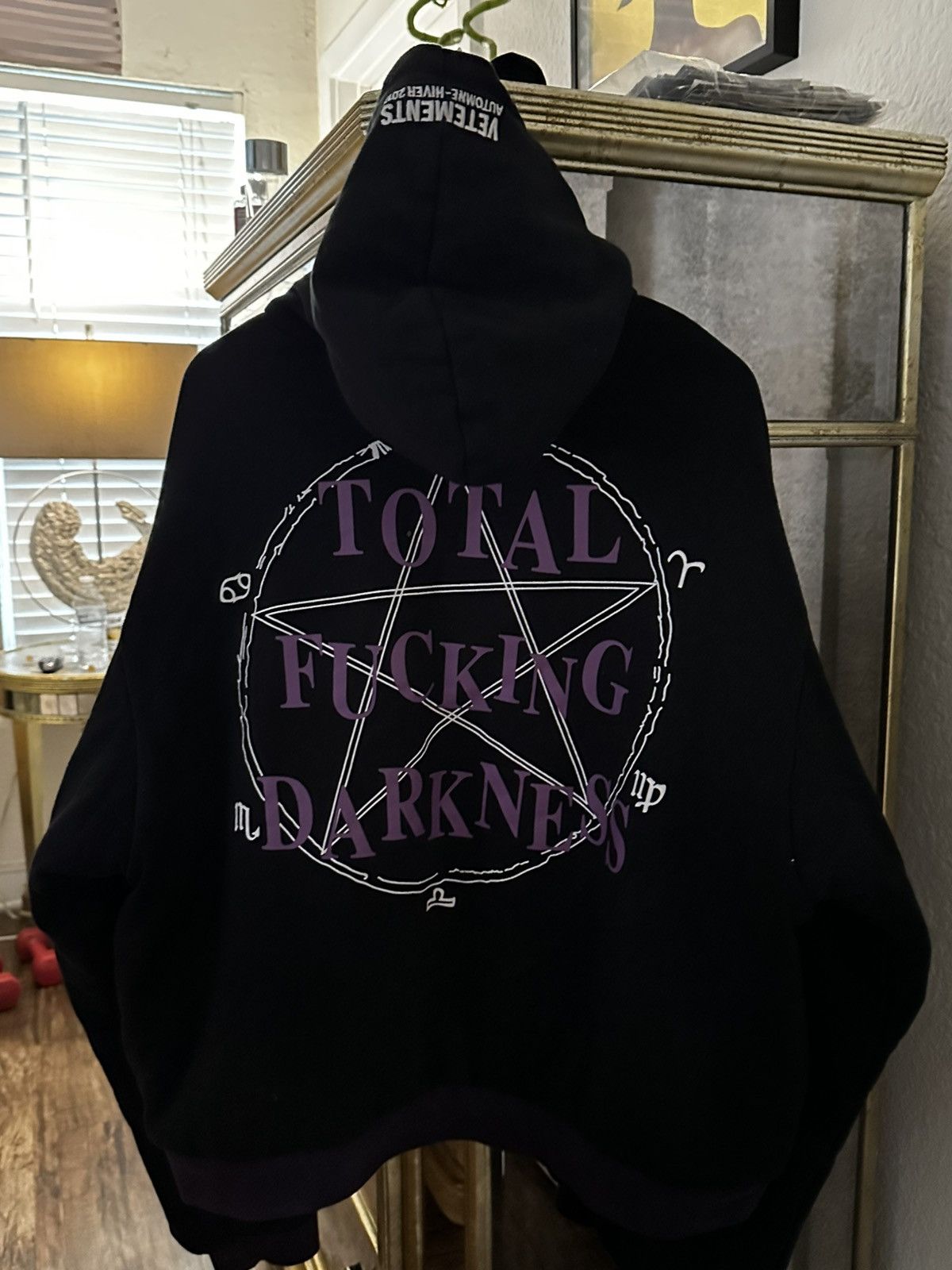 Vetements Vetements total fucking darkness tfd reversible hoodie Size US XS / EU 42 / 0 - 6 Thumbnail
