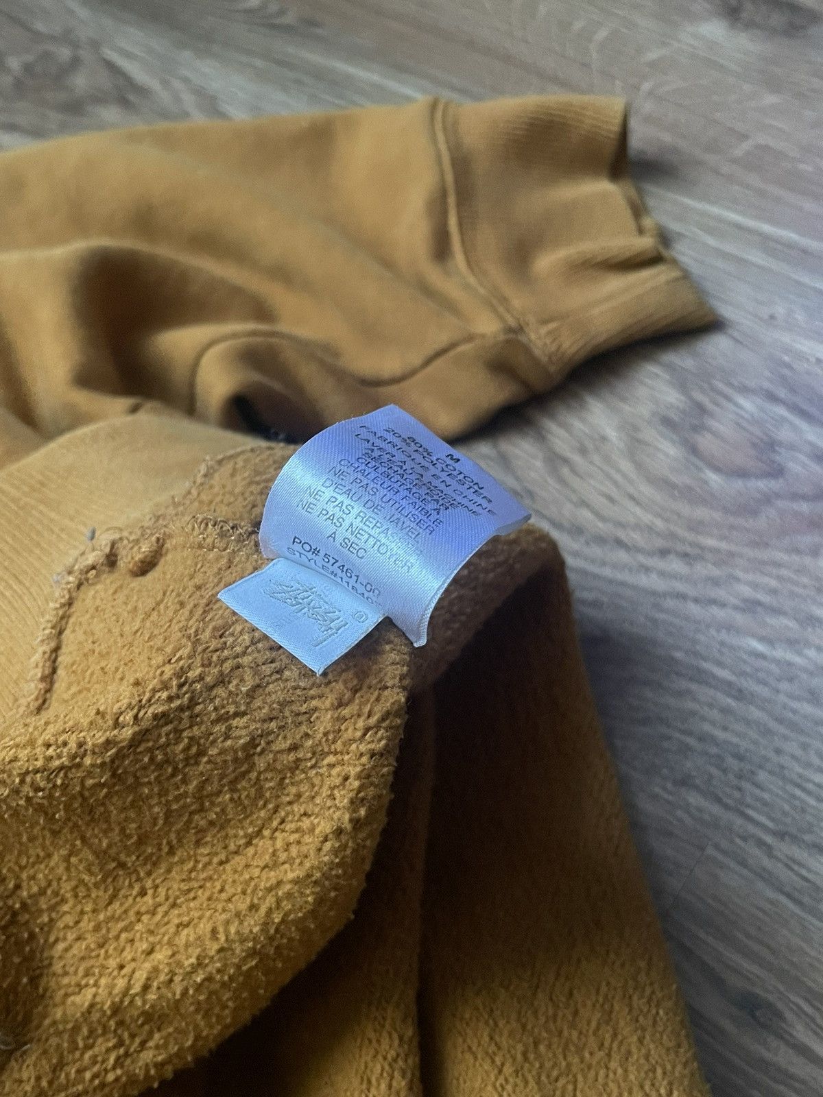 Stussy × Vintage Vintage 2000’s Stussy brown big logo hoodie Size US M / EU 48-50 / 2 - 6 Thumbnail