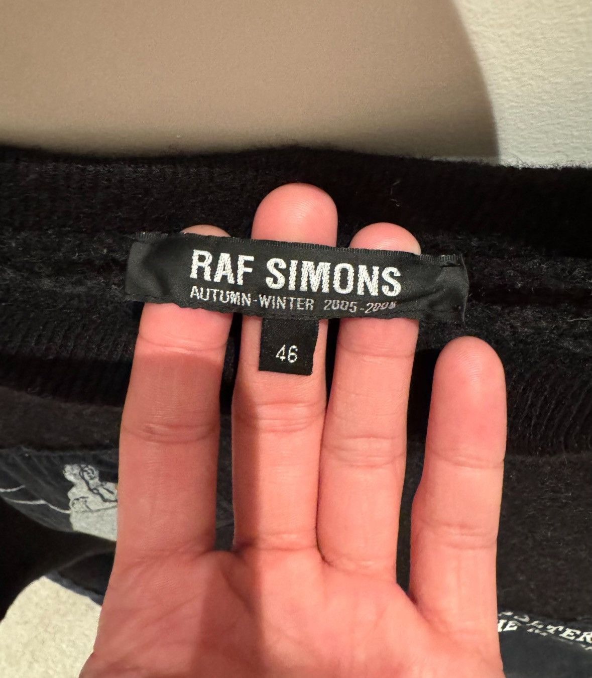 Raf Simons Raf Simons Archive 05AW patch sweater-2505 Size US S / EU 44-46 / 1 - 8 Thumbnail