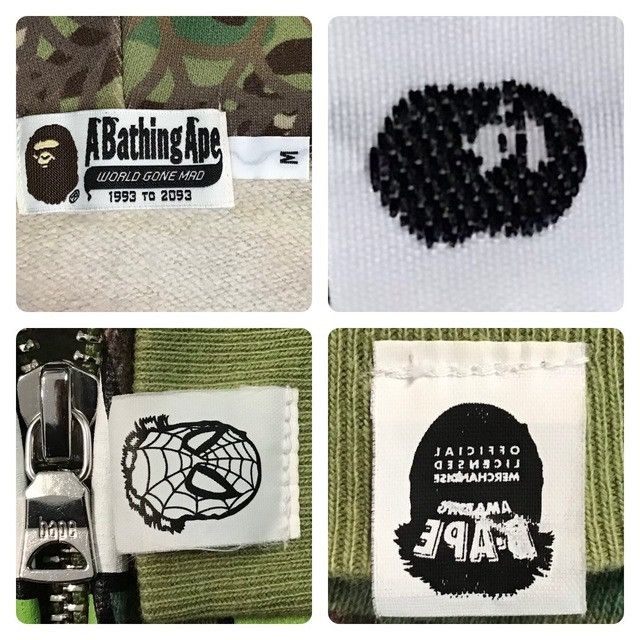 Bape BAPE × Marvel Comics Spider-Man Full Zip Hoodie NIGO APE Size US M / EU 48-50 / 2 - 7 Thumbnail