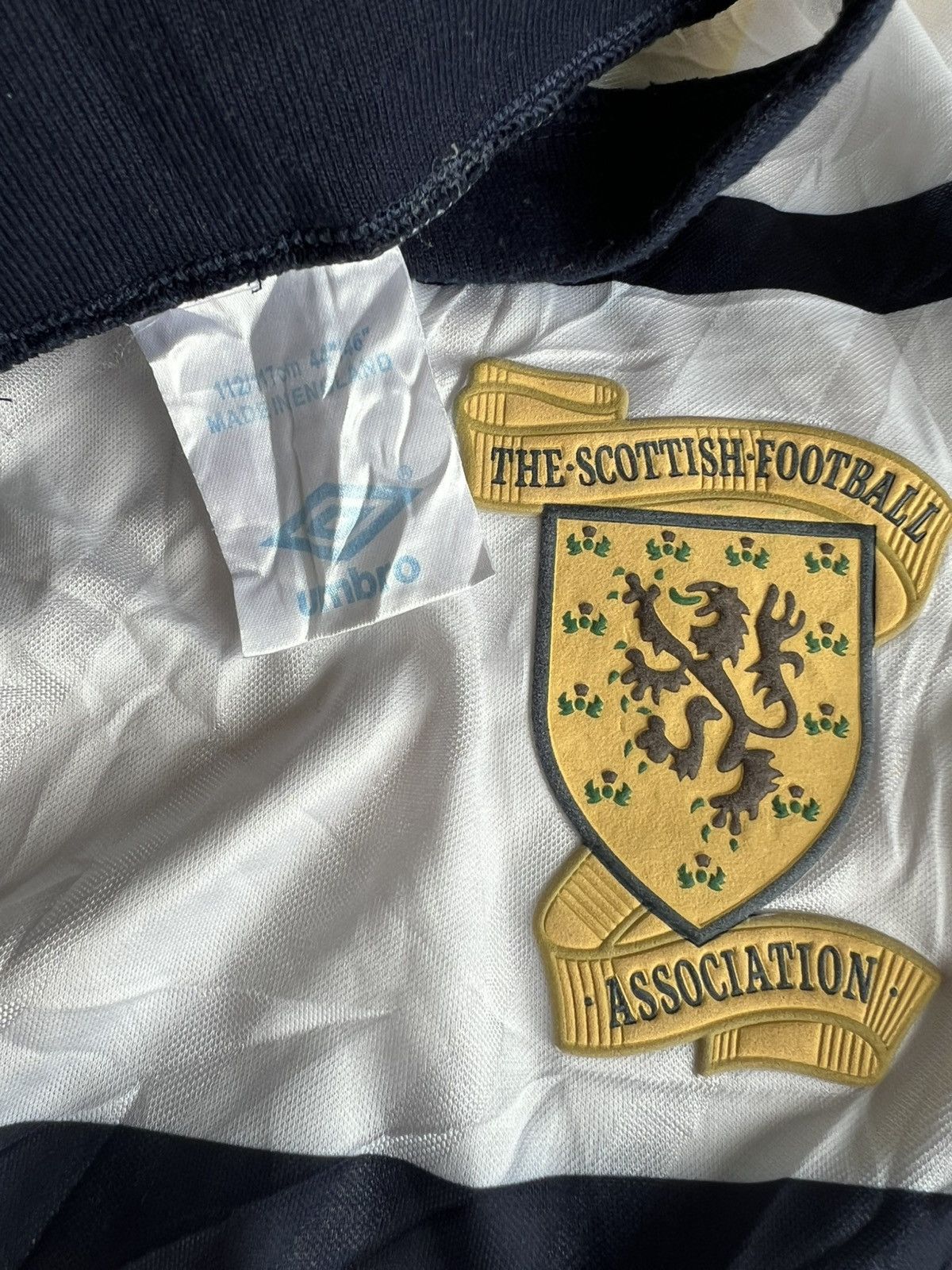 Umbro × Vintage RARE Vintage 1988/91 Umbro Scotland Away Football Jersey Size US M / EU 48-50 / 2 - 6 Thumbnail