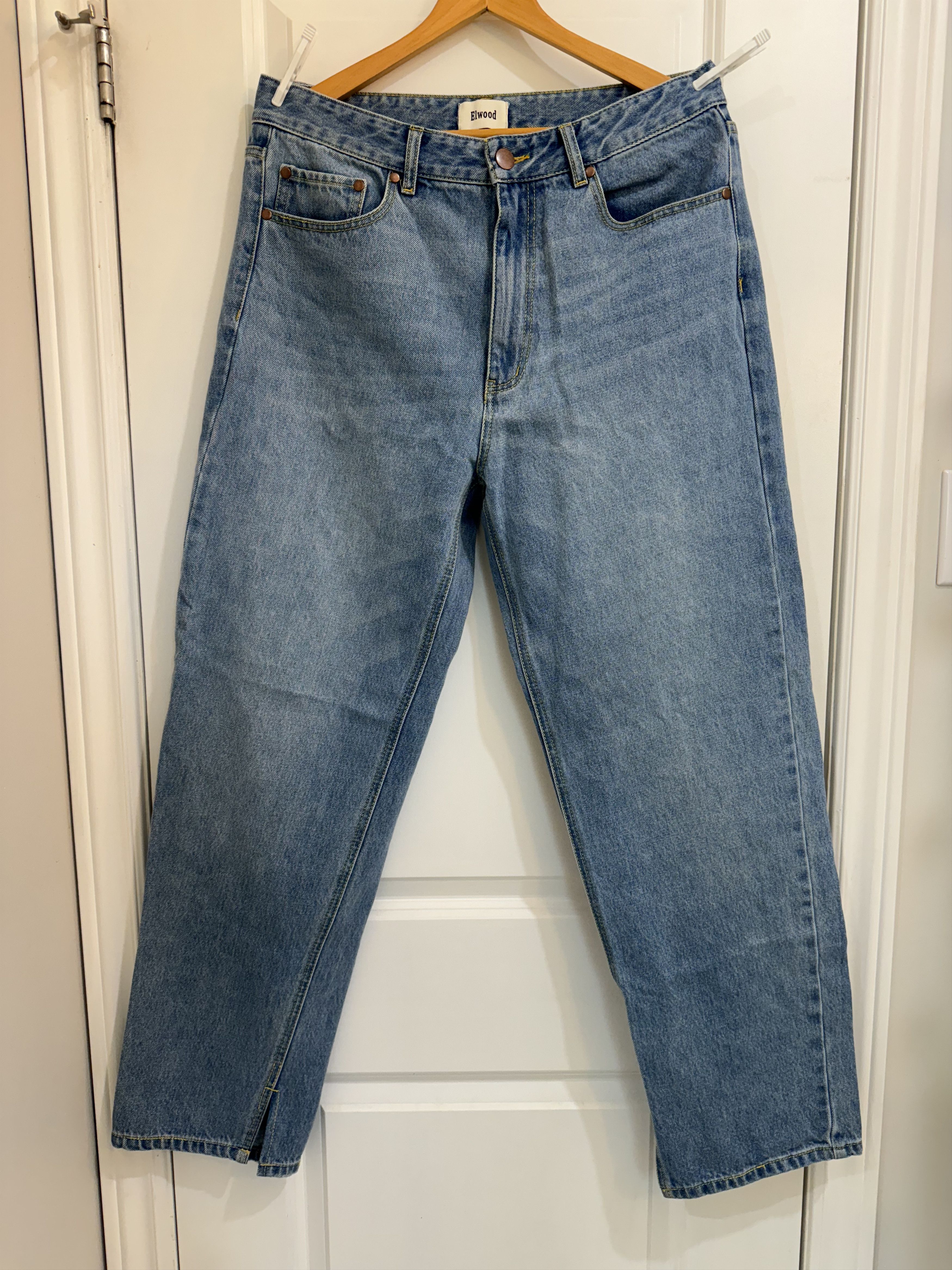 Elwood ELWOOD SANTA FE SPLIT DENIM AGED LIGHT INDIGO SIZE 32 Size US 32 / EU 48 - 1 Thumbnail