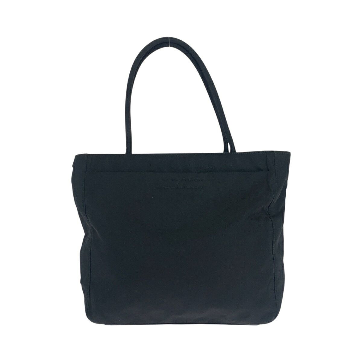 Prada Prada Tessuto Triangle Logo Plate Nylon Tote Bag Others Tote Bag B8489 in Black, Women's
