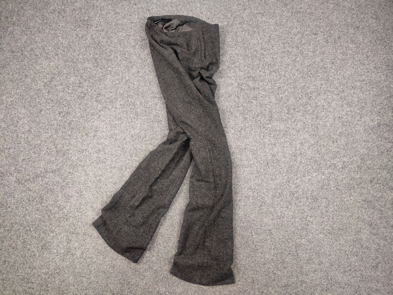 Miss Sixty Miss Sixty Vintage Wool Grey Flared Classical Trouser pants Size 25" / US 0 / IT 36 - 3 Thumbnail
