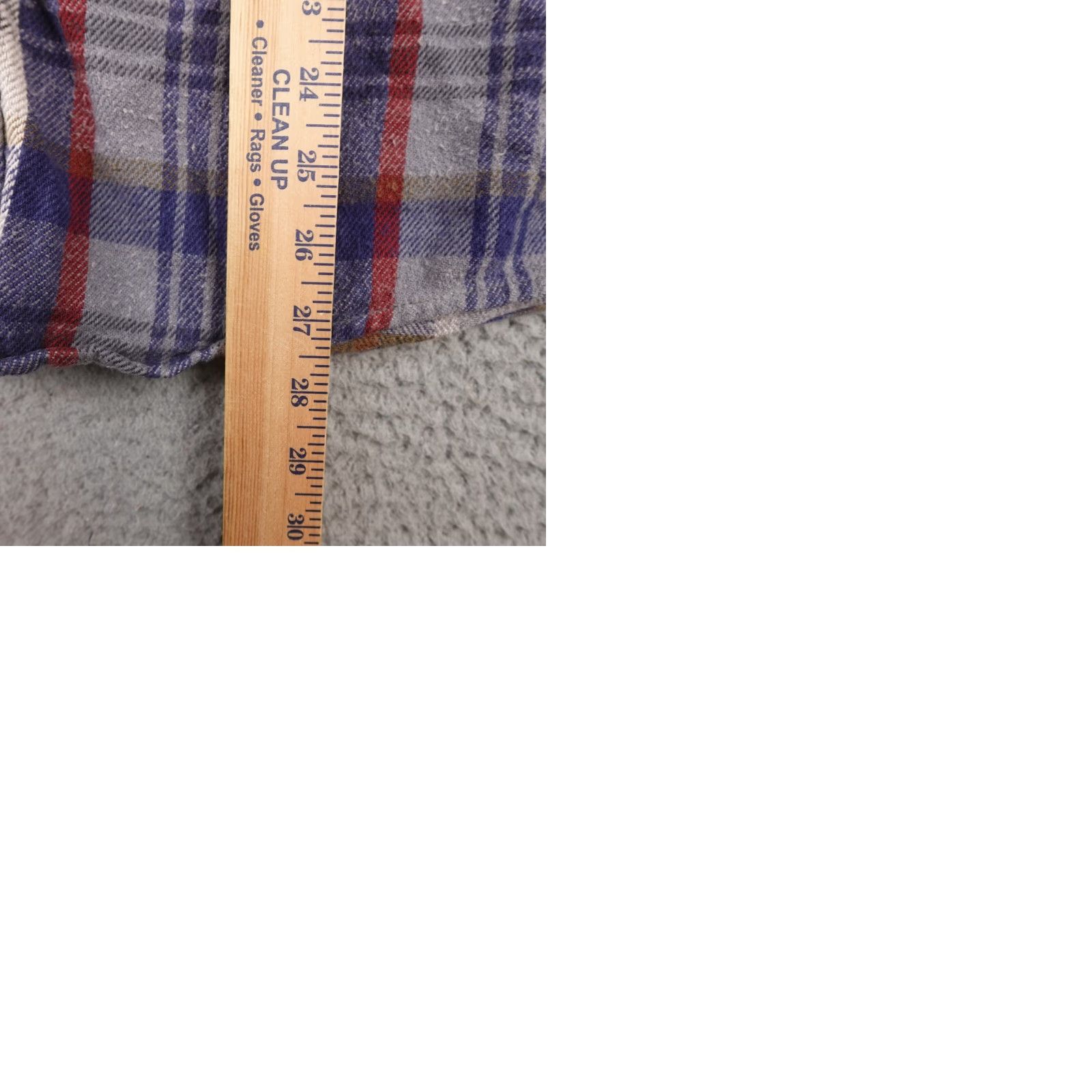 Vintage VINTAGE OshKosh B'gosh Flannel Shirt Mens L Gray Blue Plaid Long Sleeve Shirt Size US L / EU 52-54 / 3 - 9 Thumbnail