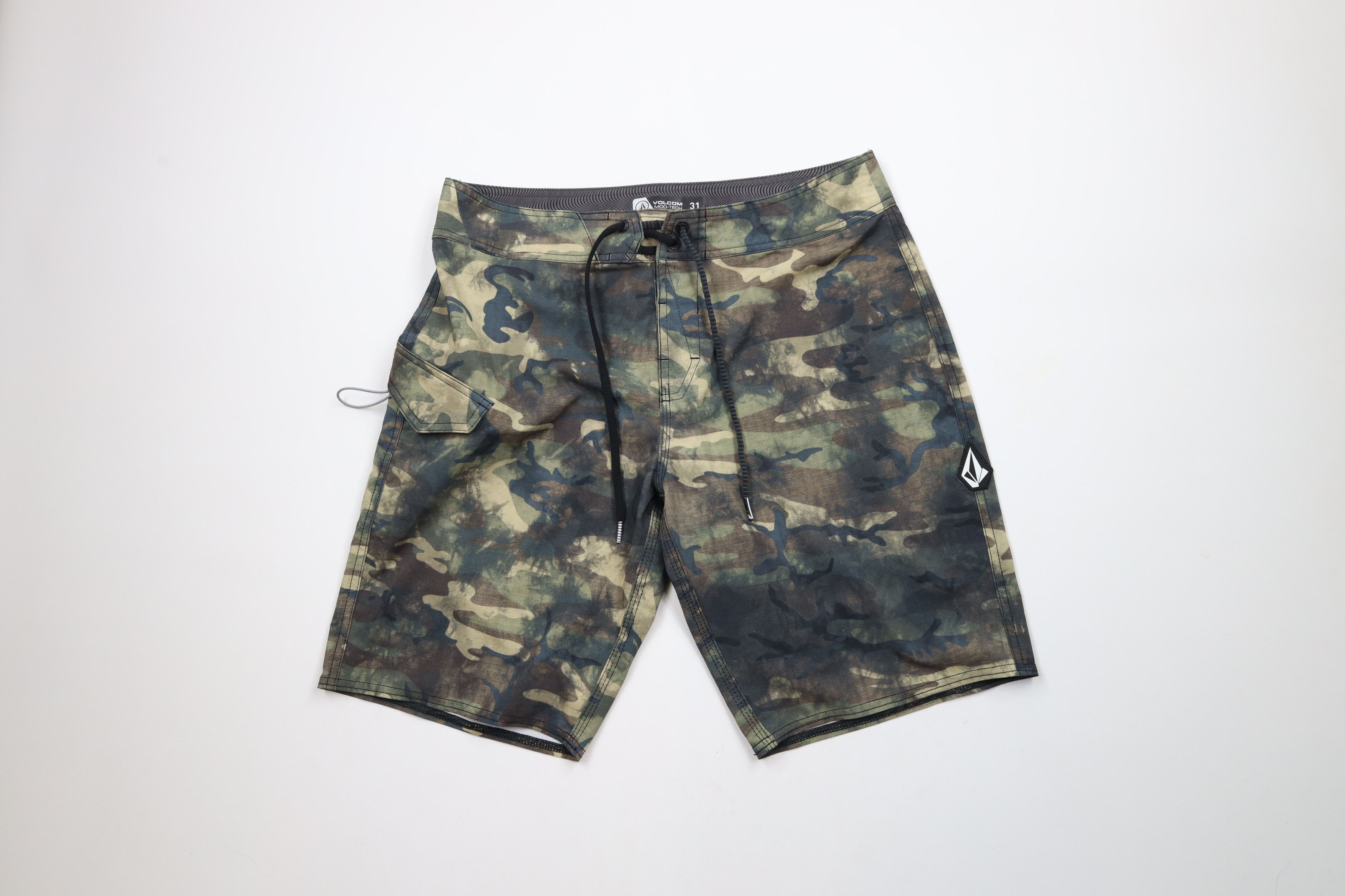 Vintage × Volcom Volcom Mod Tech Camouflage Board Swim Trunks Shorts Size US 31 - 1 Thumbnail