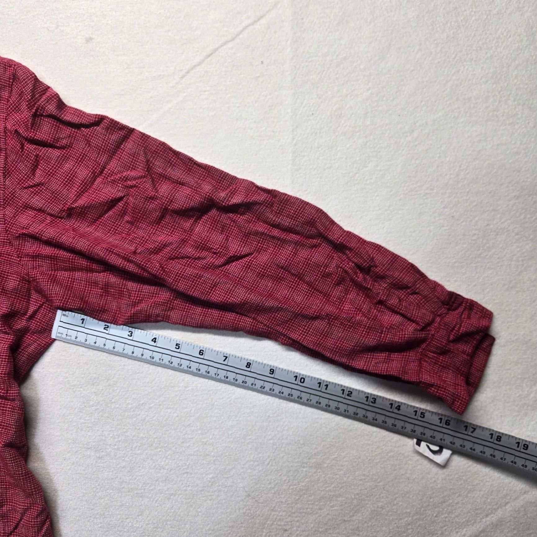 Vintage Nikki Shirt Adult Women Button-Up Western Plaid Long Sleeve 20W Red Cotton Blend Casual Workwear Western Womens Size 3XL / US 20-22 - 6 Thumbnail