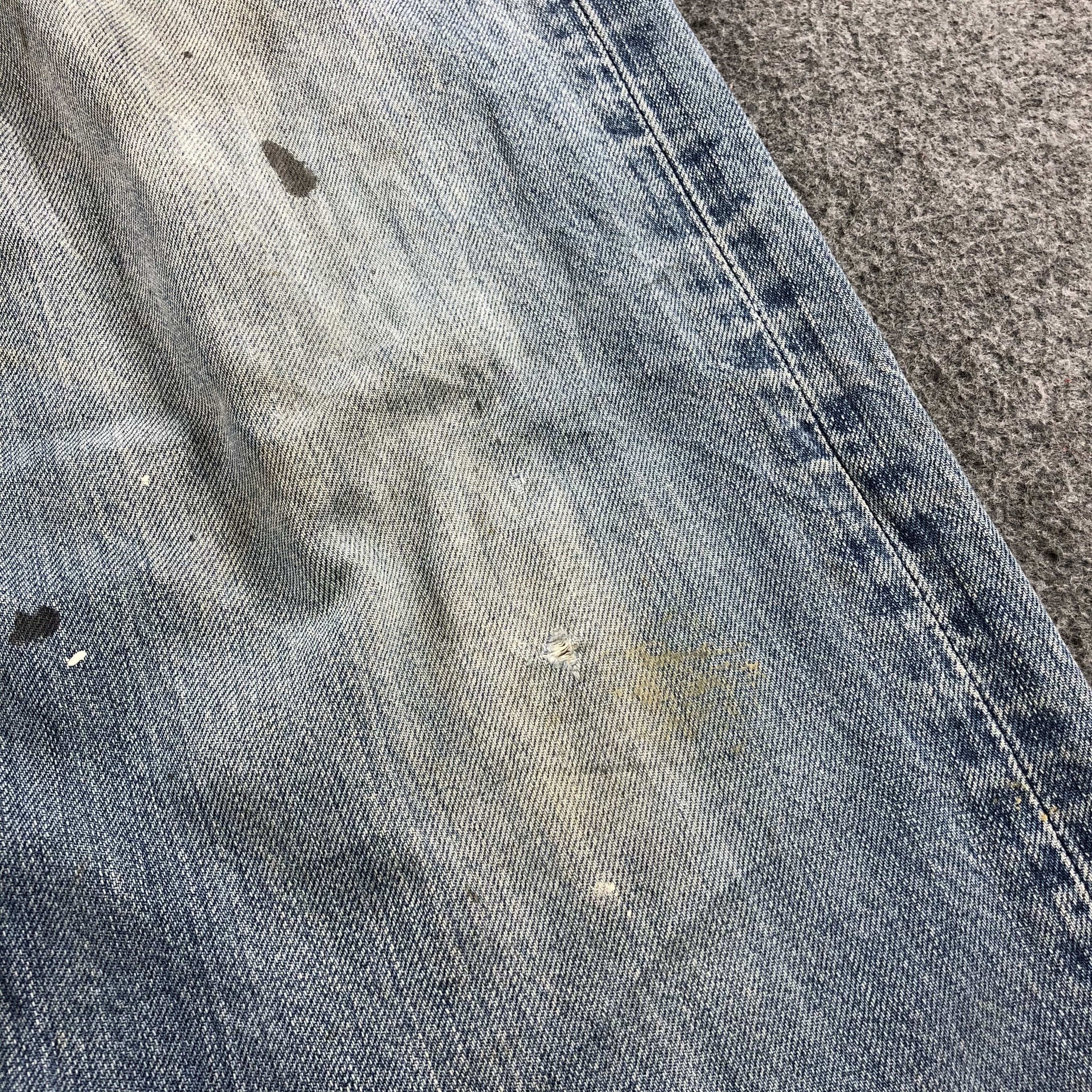 Levi's 90s Vintage Blue Wash Levis 501 Jeans-J1602 Size US 33 - 11 Thumbnail