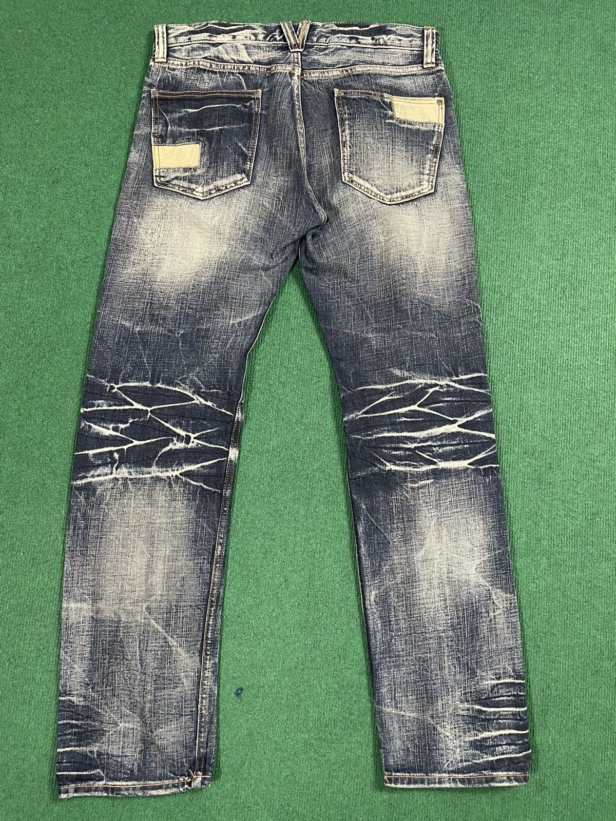 If Six Was Nine Distressed Japanese Jeans Very Nice Size US 33 - 6 Thumbnail