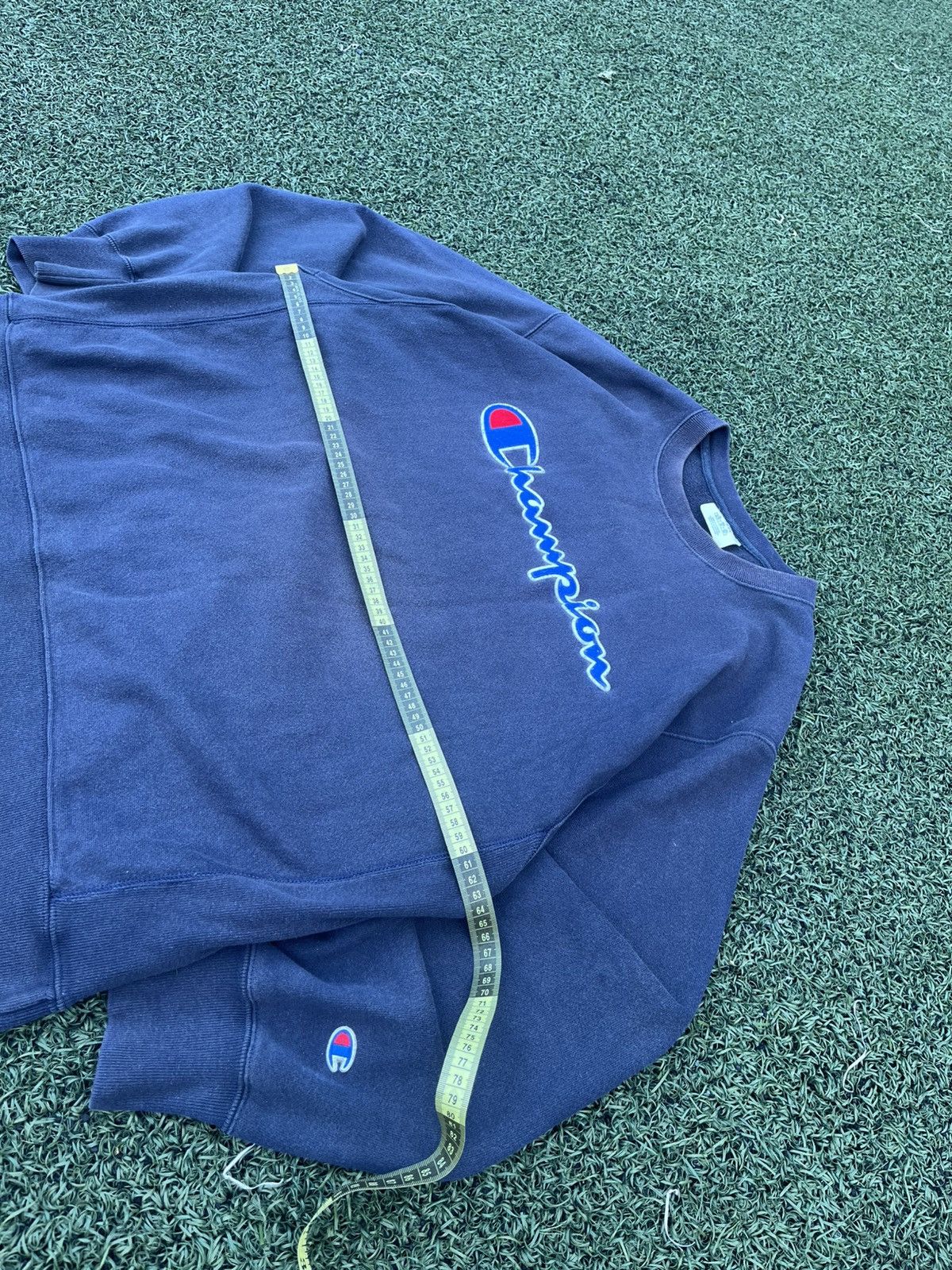 Champion Champion Reverse Weave Big Logo Crewneck Navy XL Size US XL / EU 56 / 4 - 6 Thumbnail