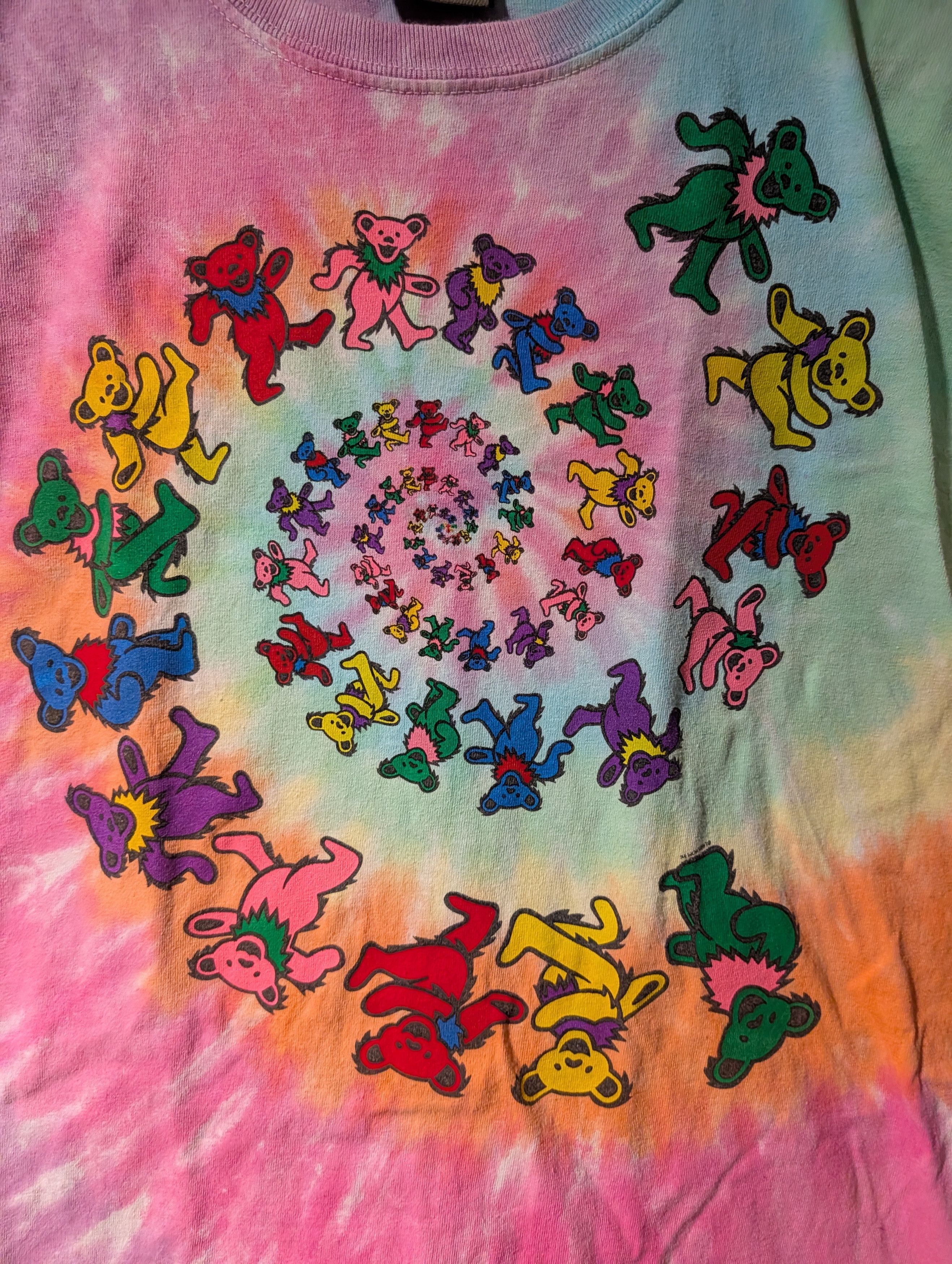 Grateful Dead VTG 1995 Liquid Blue Grateful Dead Dancing Bears T Shirt Size US L / EU 52-54 / 3 - 2 Thumbnail