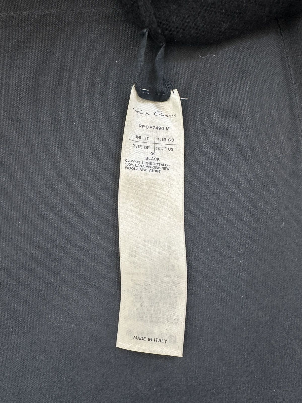 Rick Owens Veil Beanie 17FW Glitter Size ONE SIZE - 3 Thumbnail