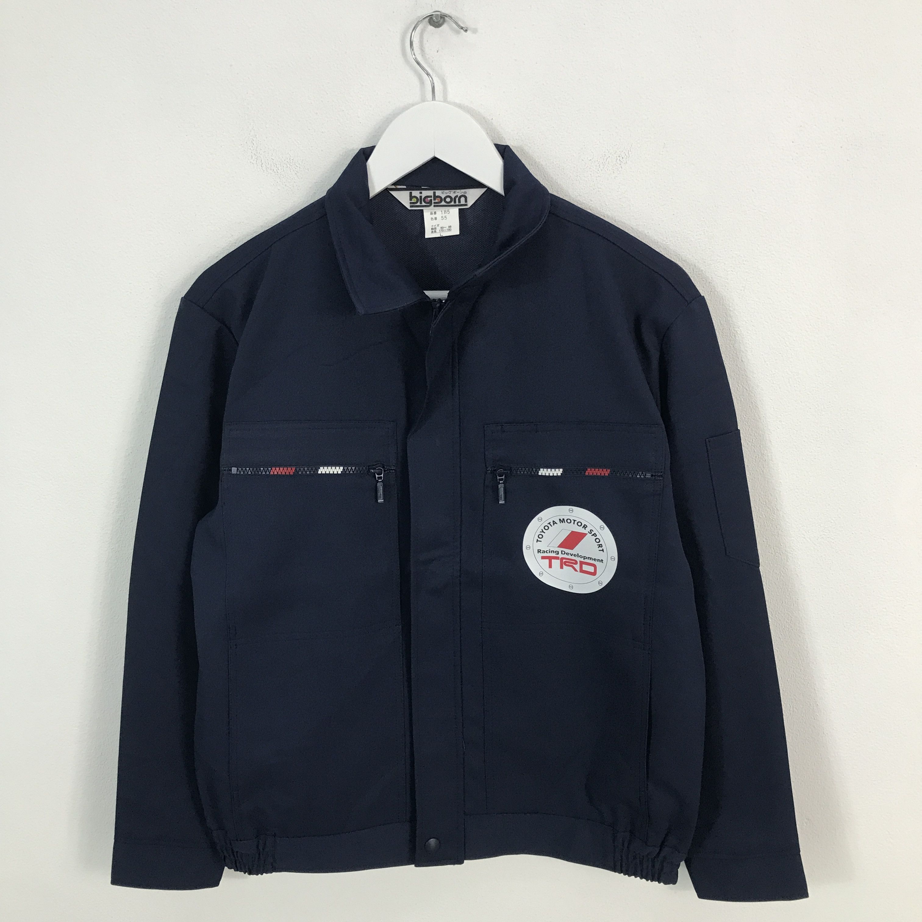 Japanese Brand Toyota x trd motorsport racing jacket navy jacket Size US L / EU 52-54 / 3 - 2 Thumbnail