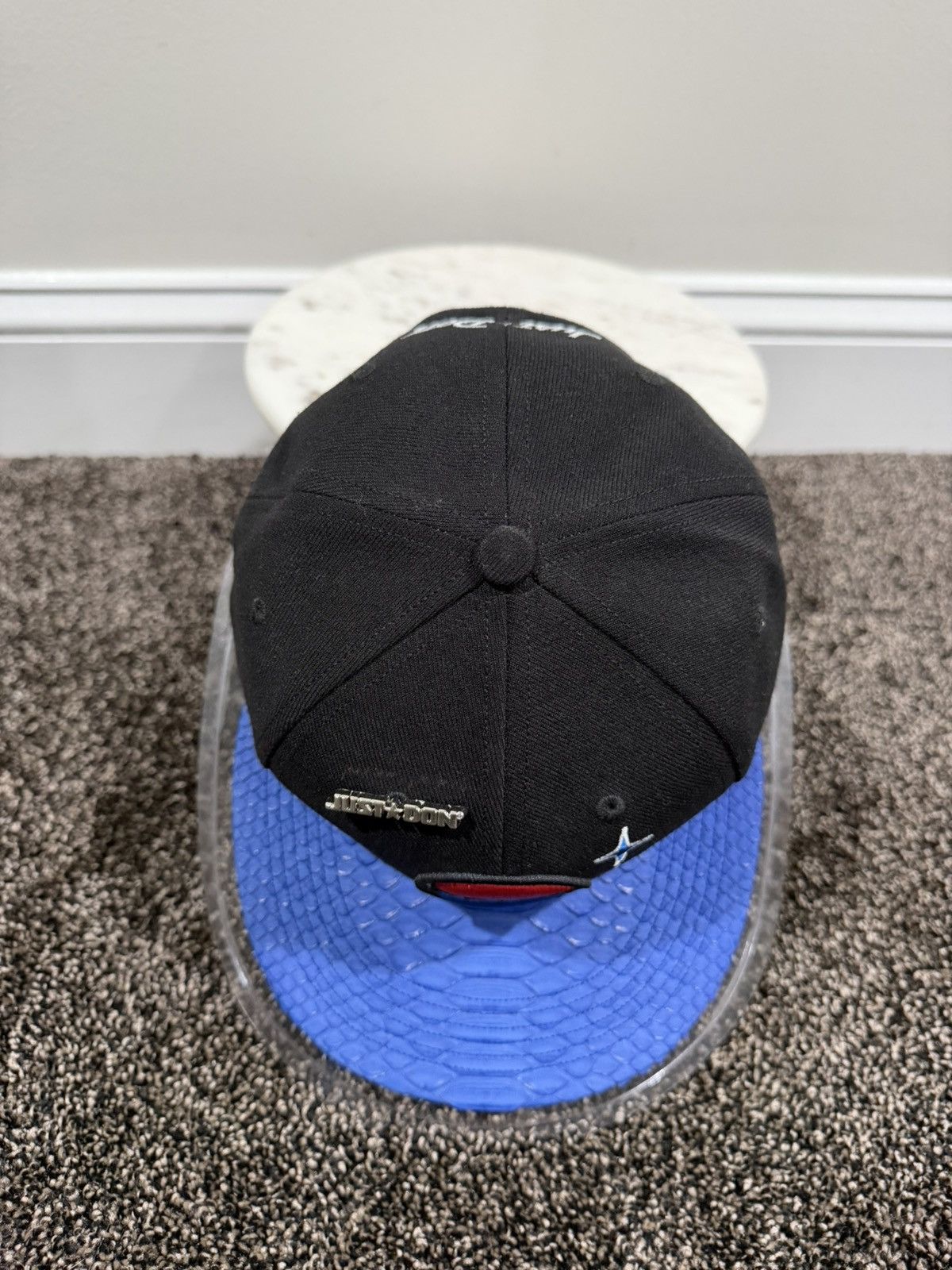 Just Don Just Don x Pepsi x RSVP Gallery Blue Python Black Hat Size ONE SIZE - 5 Thumbnail