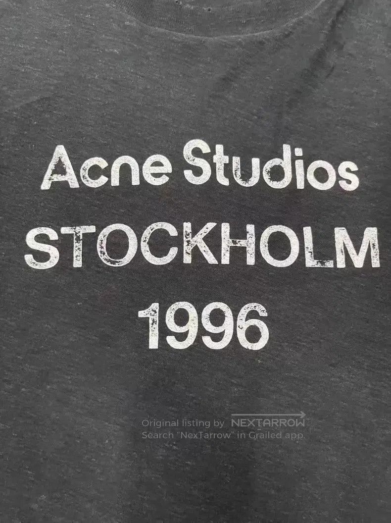 Acne Studios Acne Studios 1996 Series Letter Printed Crewneck Short Sle Size US M / EU 48-50 / 2 - 3 Thumbnail