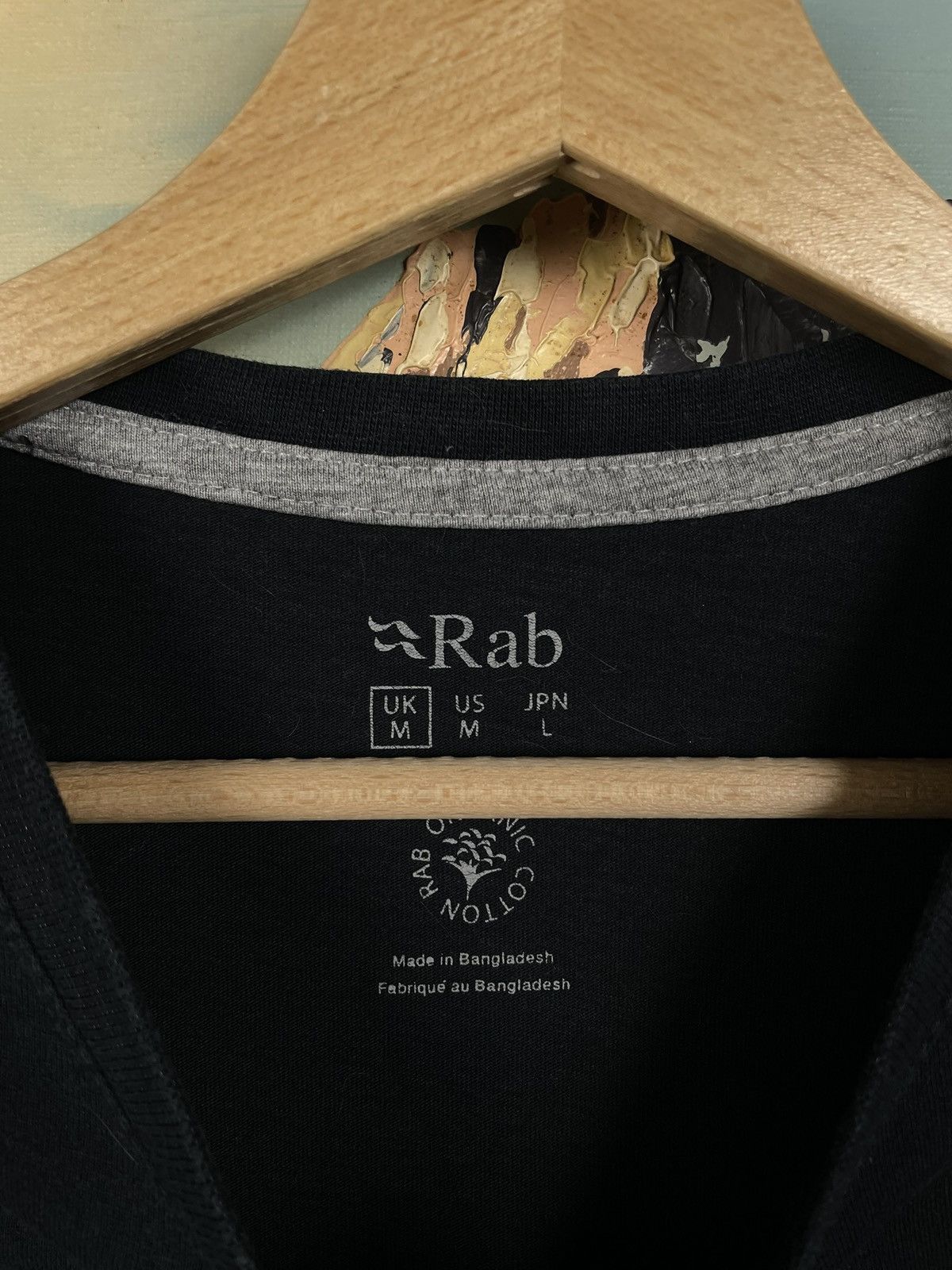 Rab Rab black tee gorpcore sportswear streetwear big logo Size US M / EU 48-50 / 2 - 6 Thumbnail
