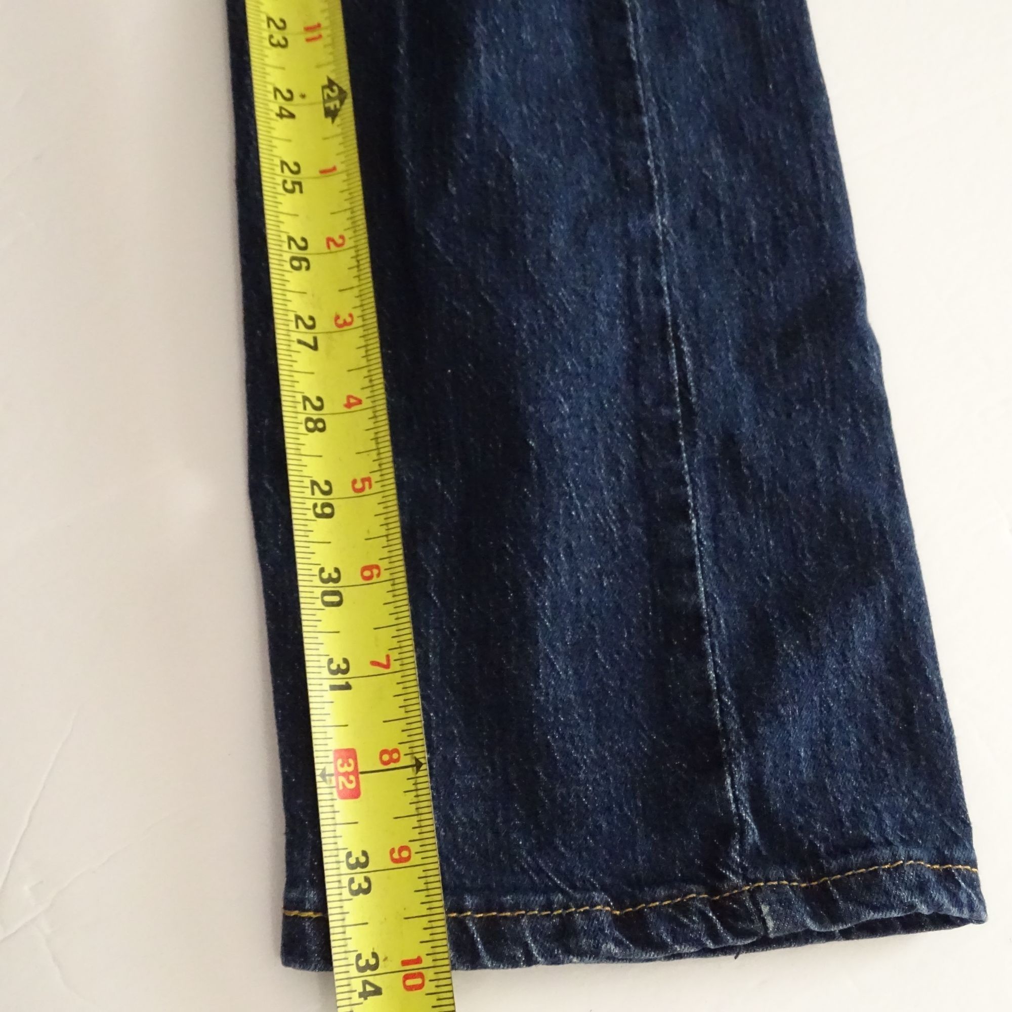 Levi's Levis 505 Straight Denim Jeans Men Size 34 x 34 Blue Dark Size US 34 / EU 50 - 12 Thumbnail