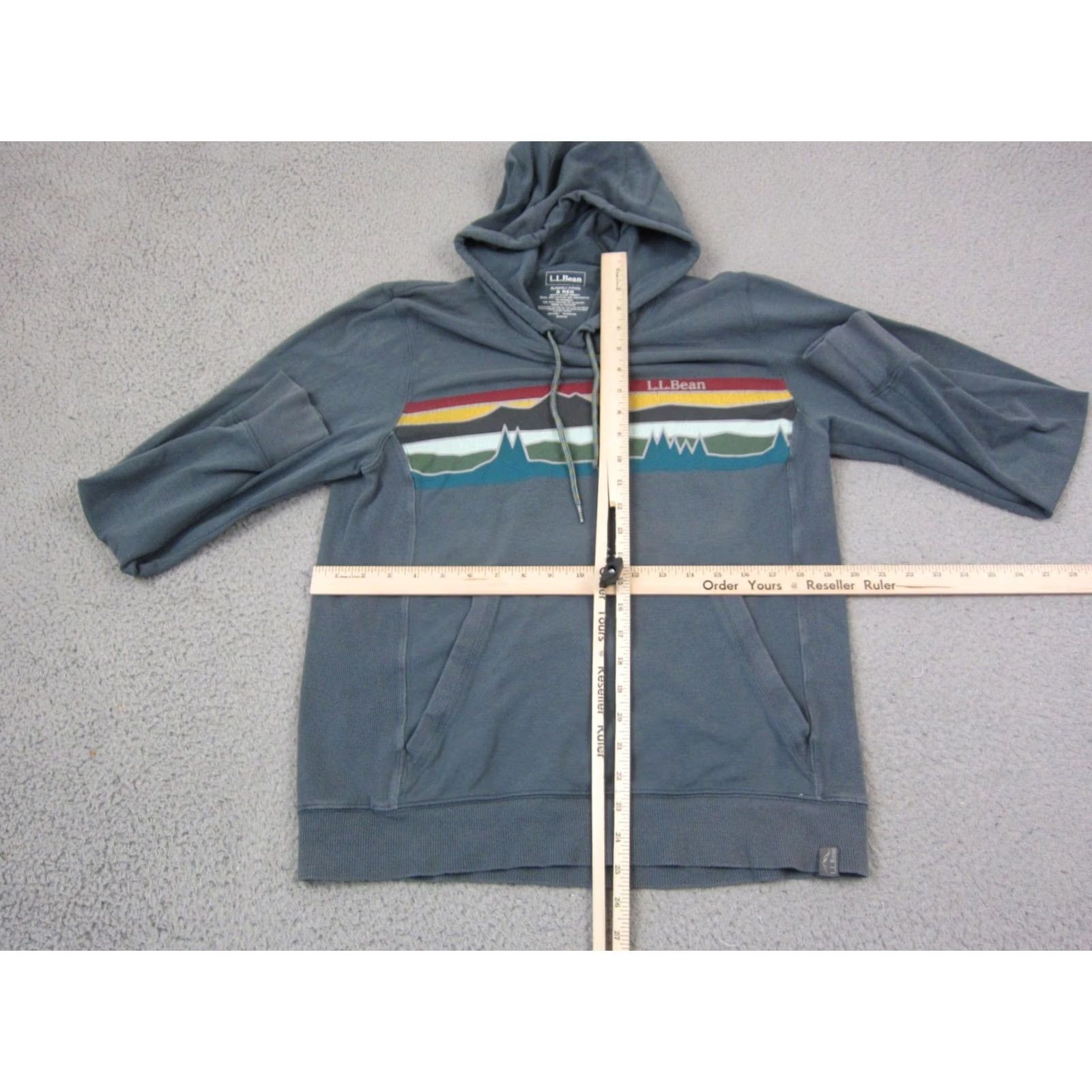 Vintage L.L. Bean Hoodie Mens Small Blue Fleece Sweatshirt Outdoors Size US S / EU 44-46 / 1 - 5 Thumbnail