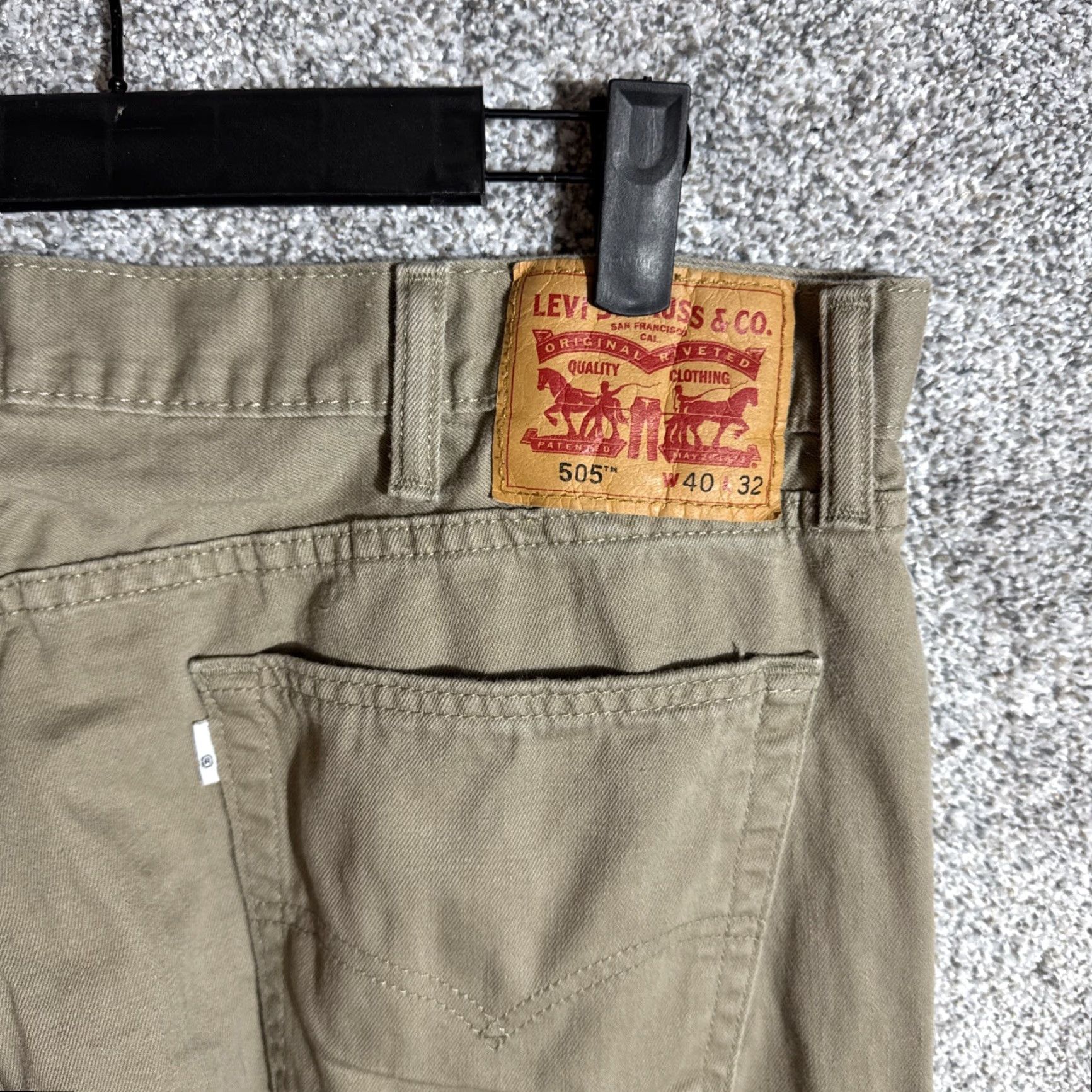 Levi's VINTAGE Levi's 550 Jeans Men 40x32 Baggy Grunge Streetwear Relaxed Straight 5-Pocket Denim Brown Cotton Casual Mens Size US 37 - 7 Thumbnail