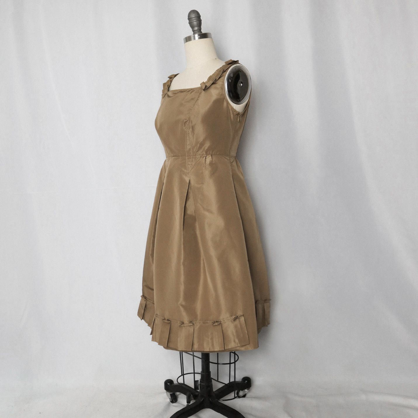 Miu Miu 00s Miu Miu Pleated Accent Babydoll Dress Size S / US 4 / IT 40 - 3 Thumbnail