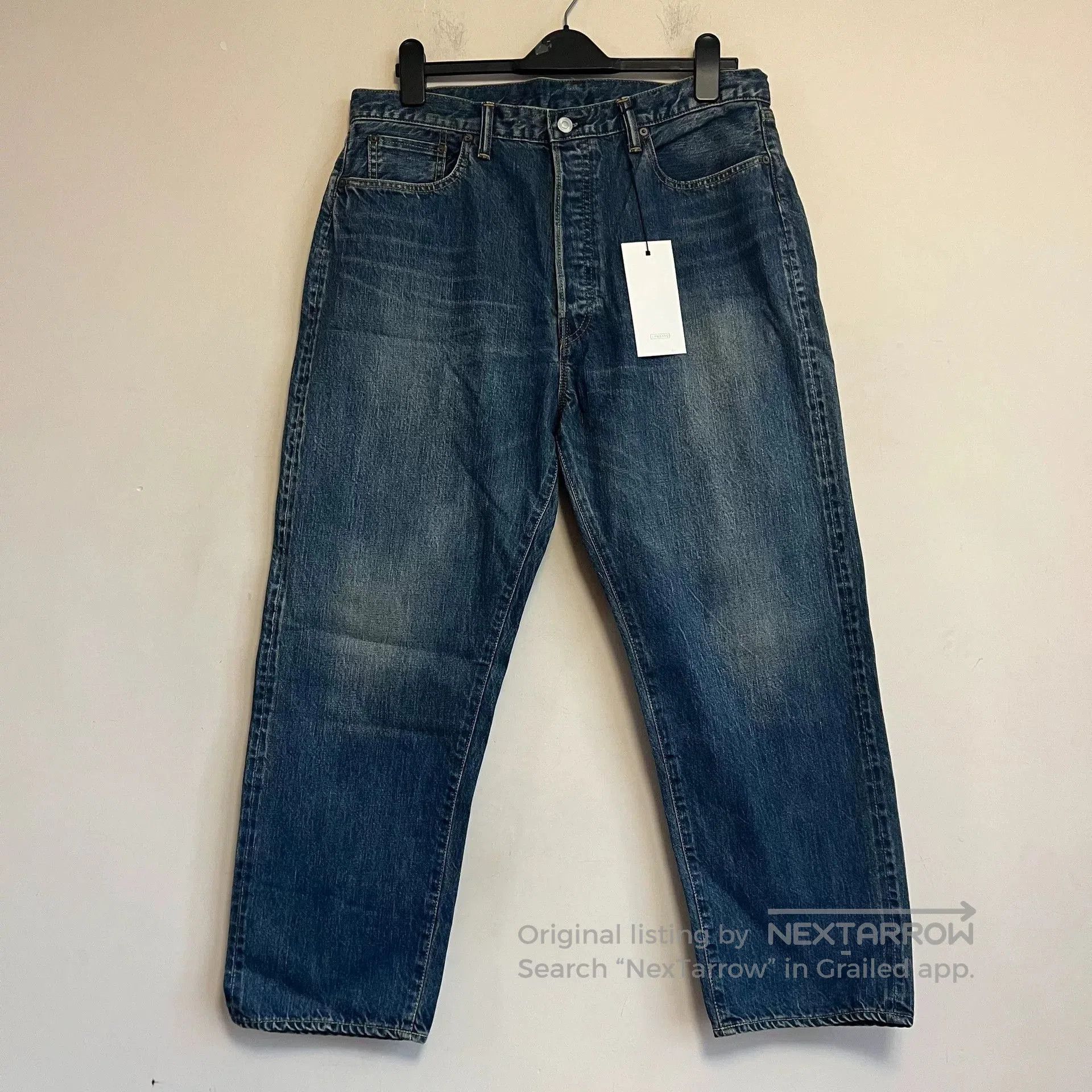 A.PRESSE NWT A.Presse 26SS Washed Denim Pants Bleach E (Fits 32 