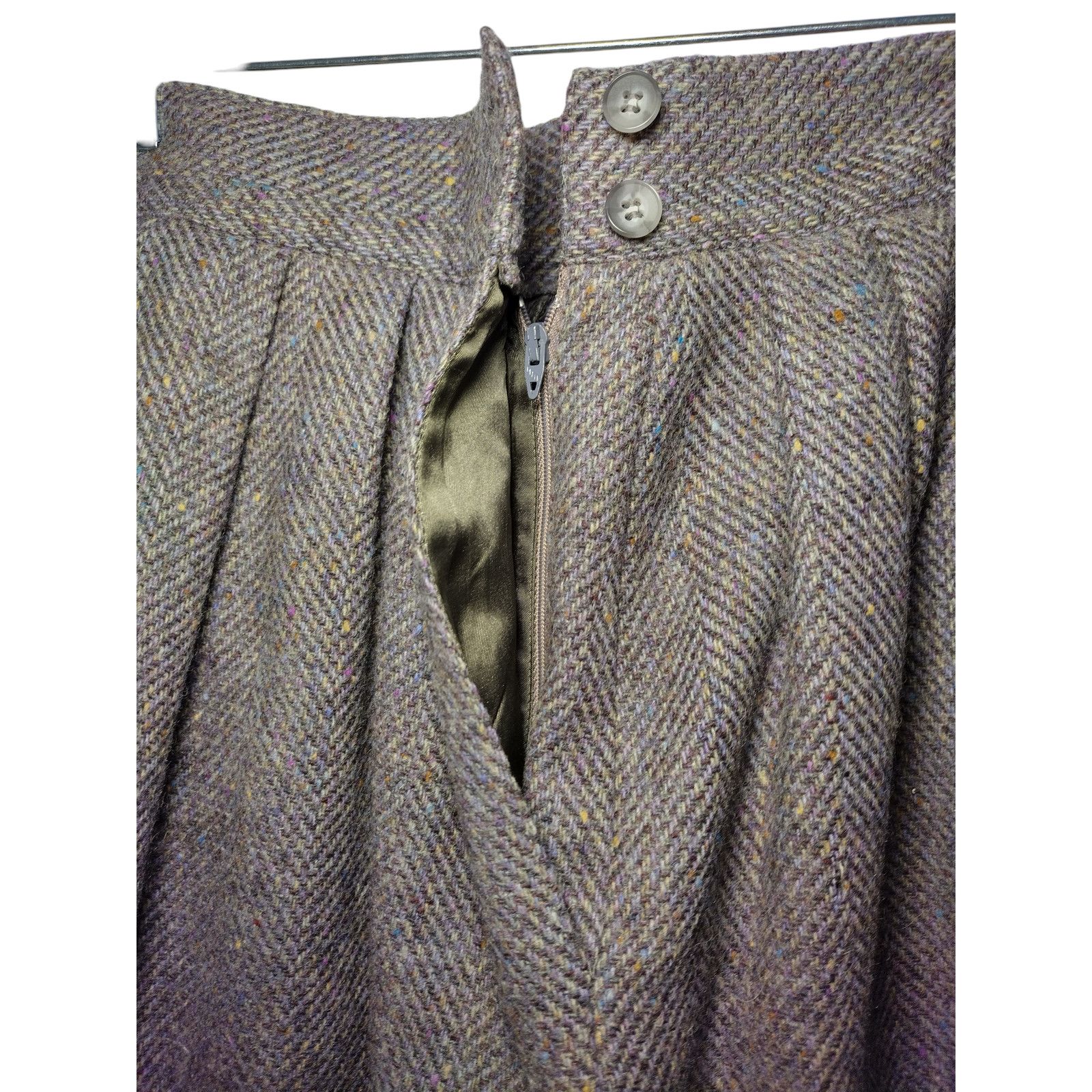 Jones New York Jones New York Womens A-Line Skirt Pleated Pure Wool Sz 14 Size 36" / US 14 / IT 50 - 3 Thumbnail
