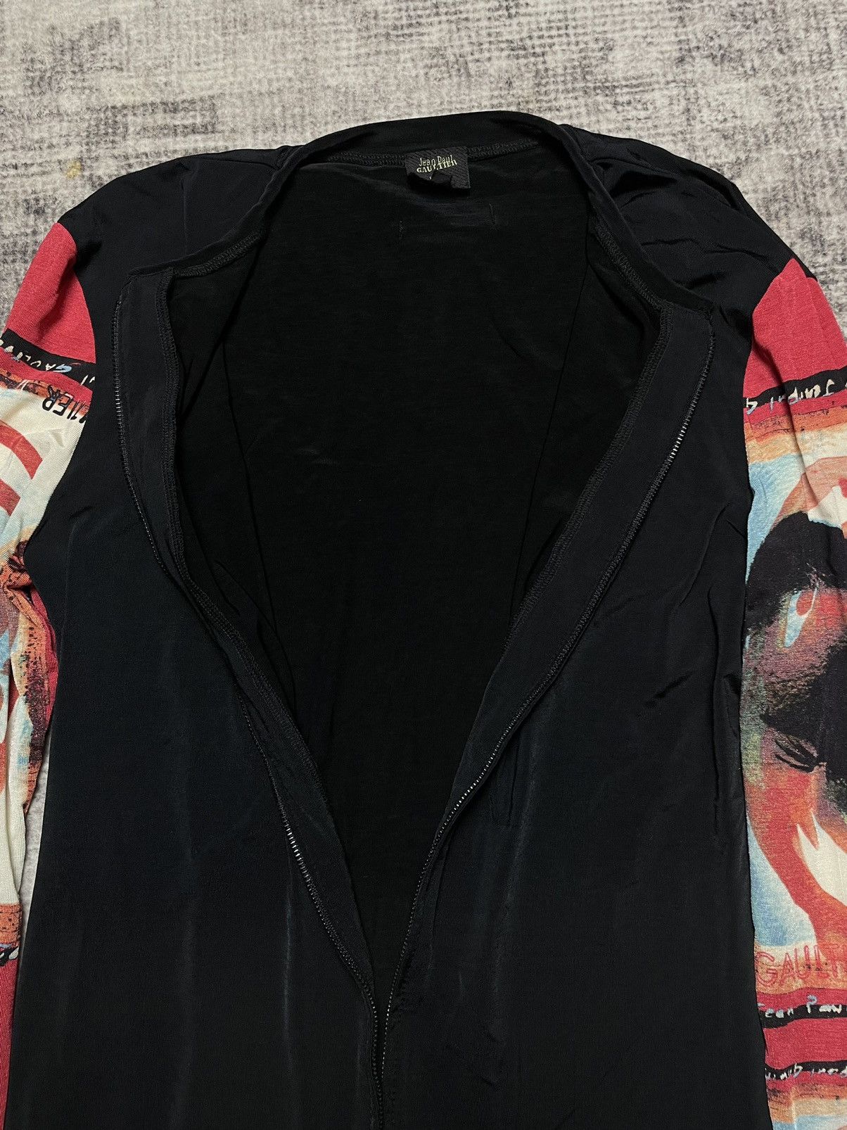Jean Paul Gaultier Jean Paul Gaultier SS96 Madonna Eye Mesh Zip Long Sleeve Size US M / EU 48-50 / 2 - 5 Thumbnail