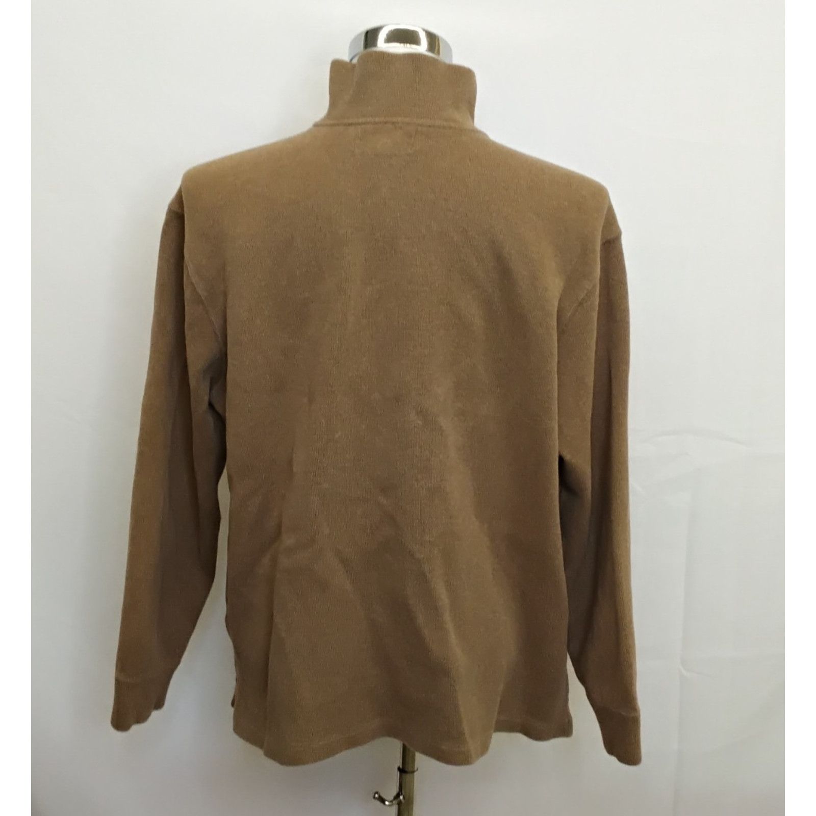 Polo Ralph Lauren Polo Ralph Lauren 1/4 Zip Sweater Men's XL Brown Vintage Size US XL / EU 56 / 4 - 3 Thumbnail