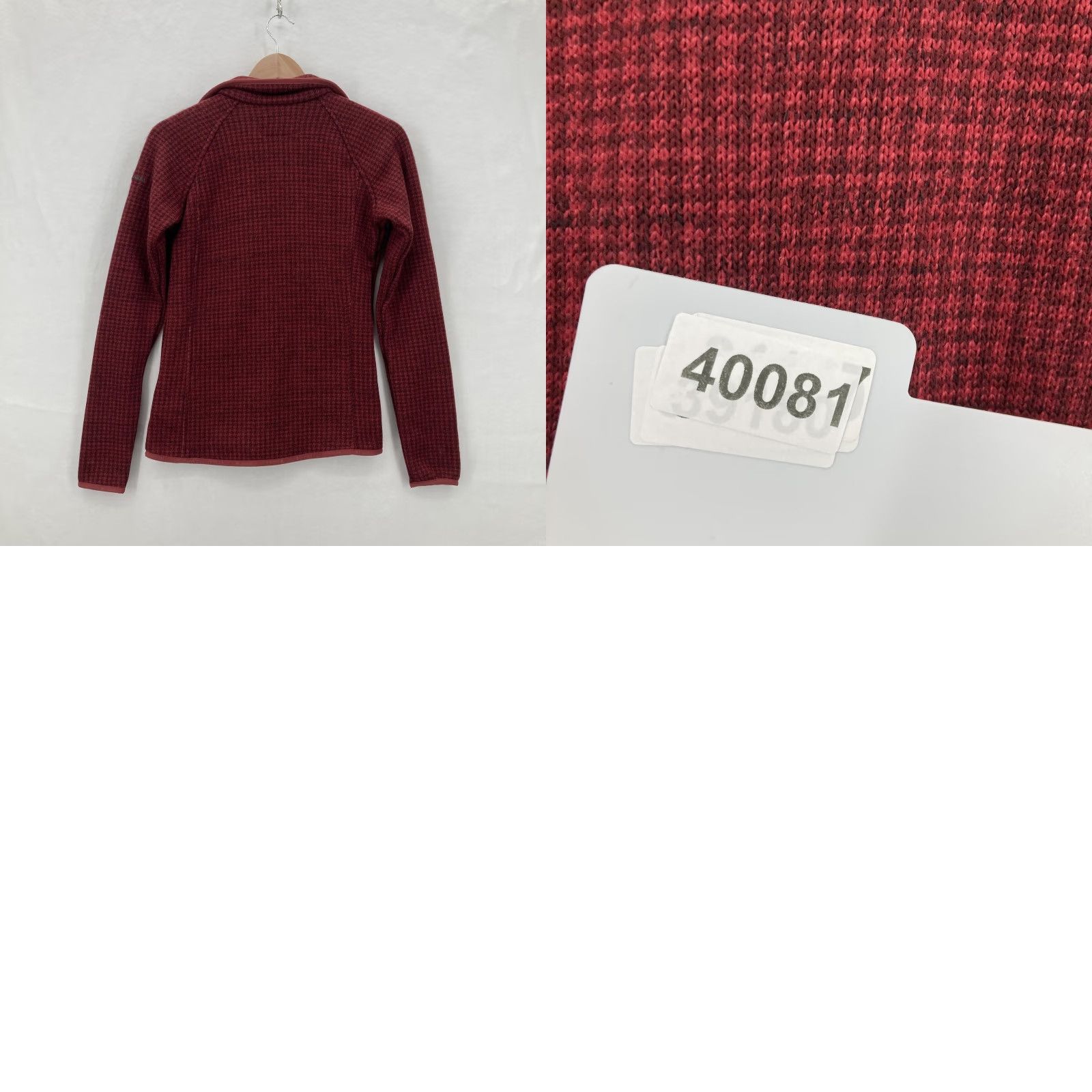 Vintage Columbia Jacket Womens XS Chillin Fleece Full Zip Outdoor Warm Pockets Hiking Red Check zip Jacket Womens XS Outdoor Casual Travel Workwear Size XS / US 0-2 / IT 36-38 - 9 Thumbnail