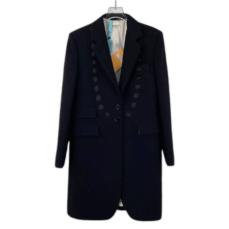 Thom Browne Thom Browne Black Wool Long Sleeve Coat Size US L / EU 52-54 / 3 - 1 Thumbnail