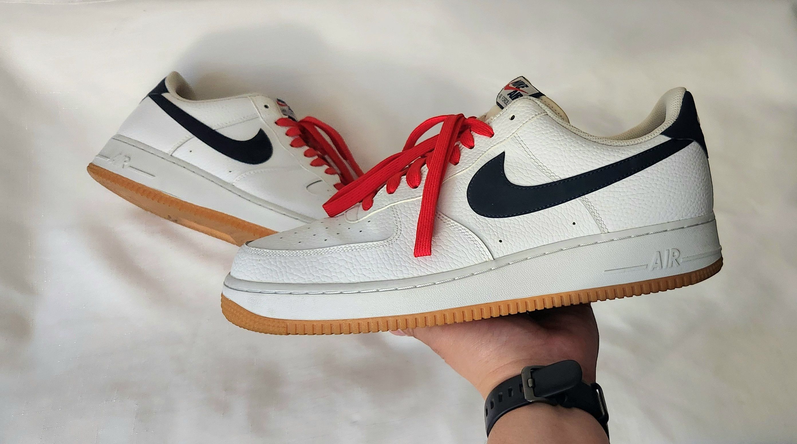 Nike Nike Air Force 1 Low '07 White Obsidian CI0057-100 SZ 13 Size US 13 / EU 46 - 2 Thumbnail
