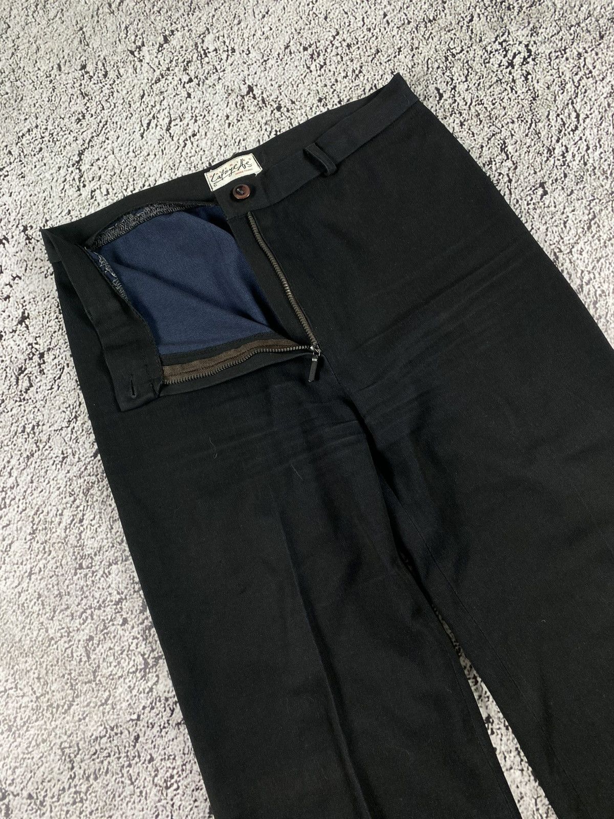 Vintage Vintage 90s flared classic pants Yohji style oldmoney Size 28" / US 6 / IT 42 - 2 Thumbnail