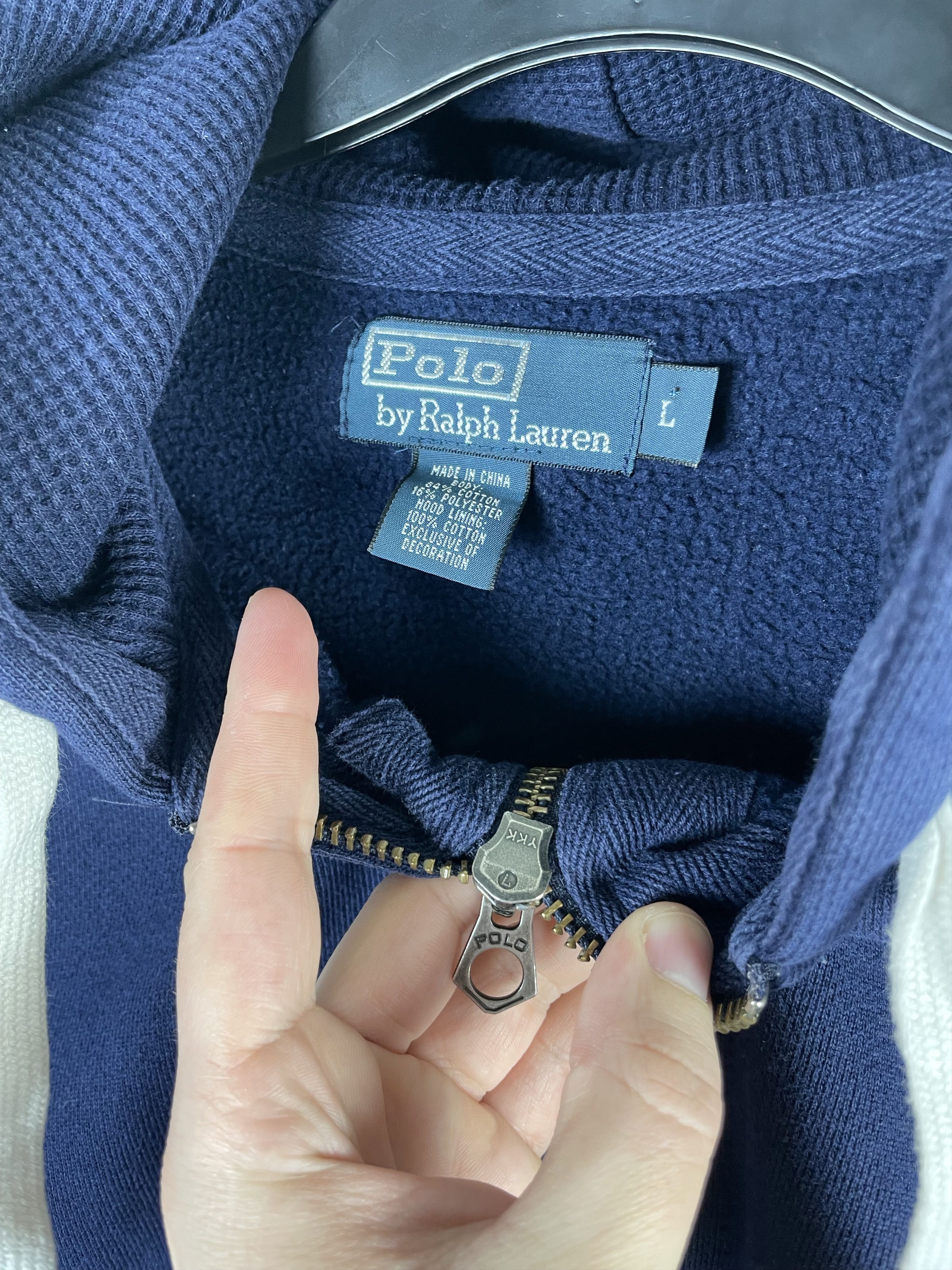 Polo Ralph Lauren Vintage Polo Ralph Lauren Zip Hoodie Y2k Size US L / EU 52-54 / 3 - 6 Thumbnail