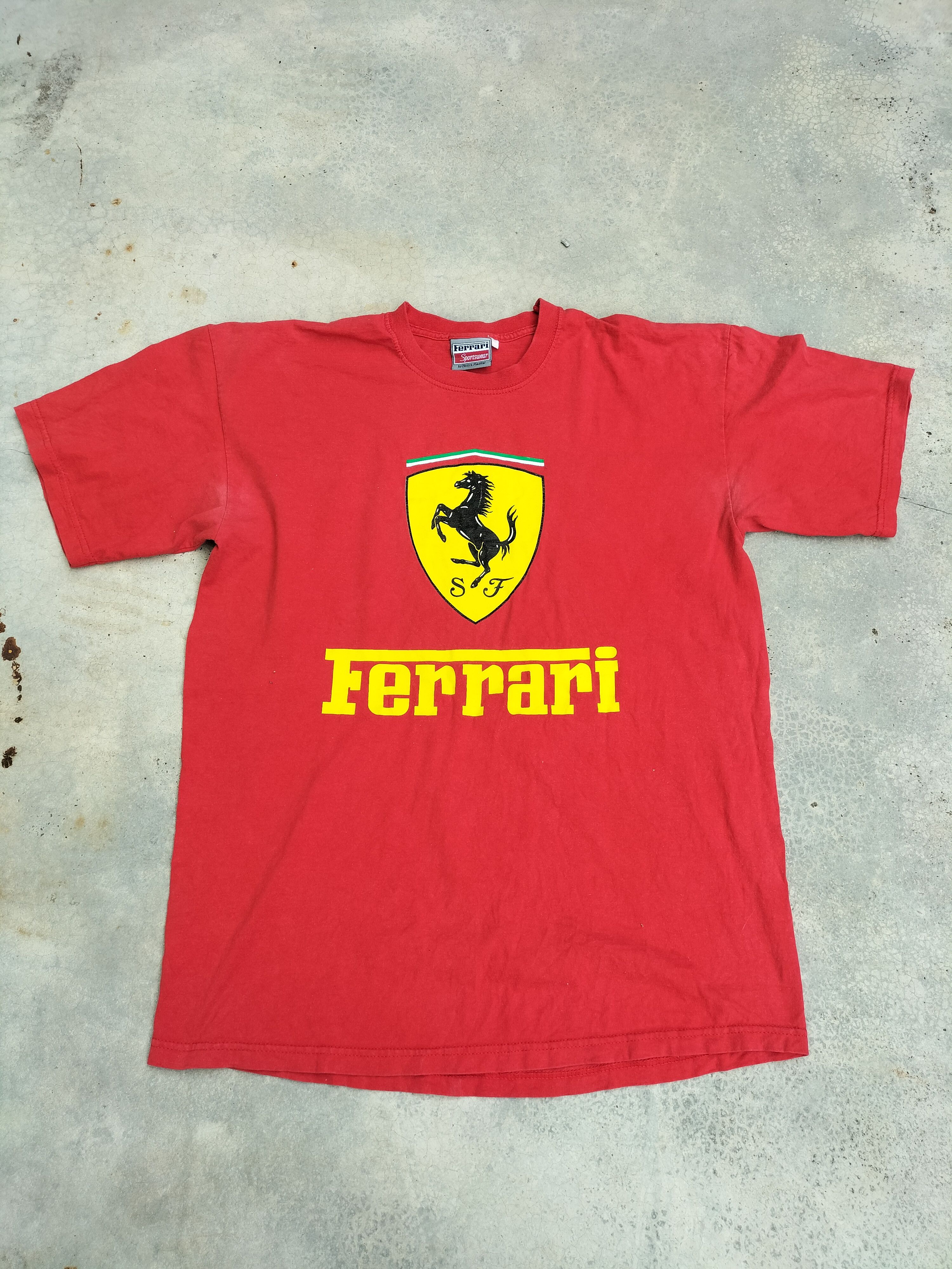 Ferrari Vintage Ferrari Official Big Logo Sports Car Fashion motors Size US L / EU 52-54 / 3 - 1 Thumbnail