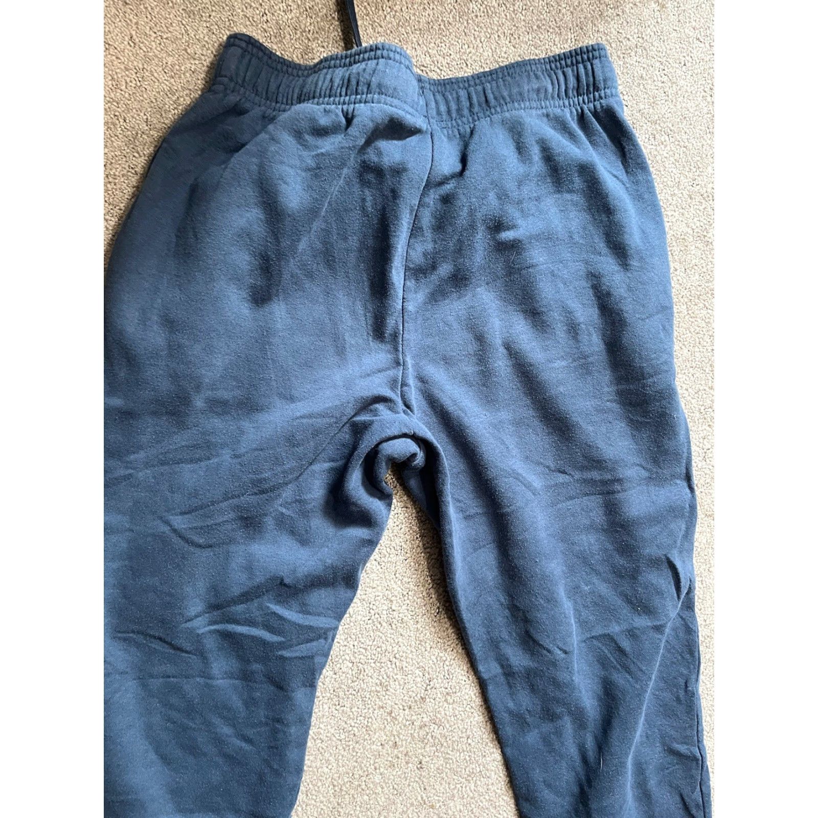 Adidas Adidas Golf Jogger Sweatpants Men Small Drawstring Pockets Graphic Logo Blue Size US 29 - 4 Thumbnail